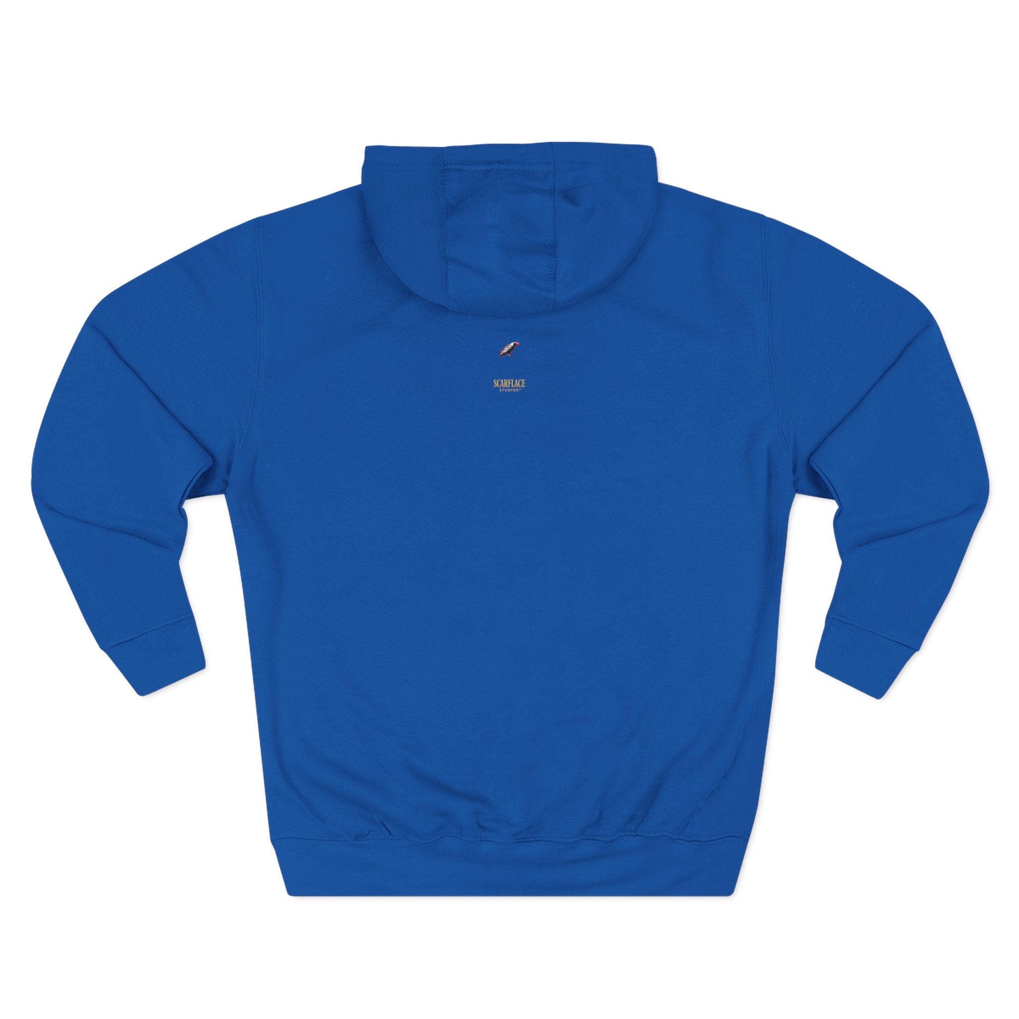 Passive Income Hoodie — "Say Hello to Life With Passive Income" Cozy Three-Panel Fleece Pullover Printify