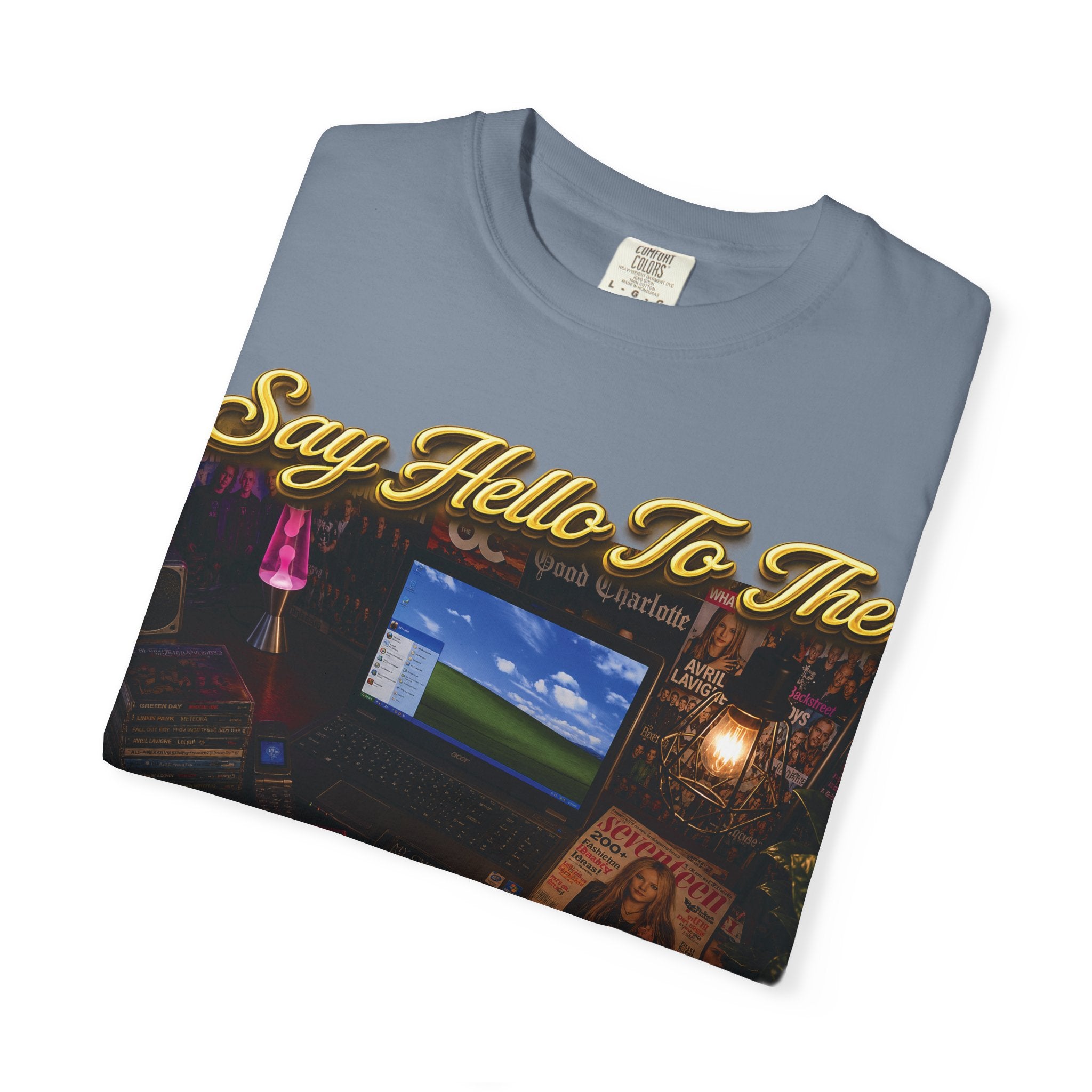Knees Up Noughties Graphic T-Shirt — Retro MySpace Throwback Tee Printify