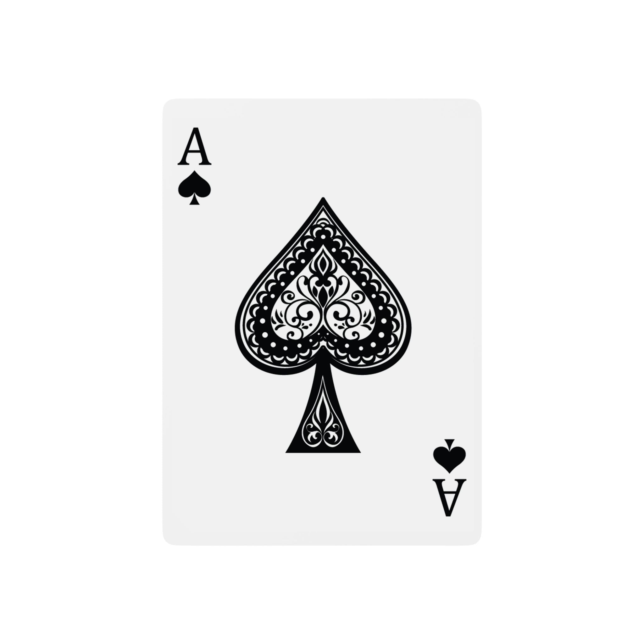 Poker Playing Cards — Scarflace Design with Tony Mintana Quote Printify
