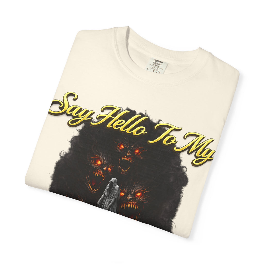 Inner Demons T-Shirt — "Say Hello To My Inner Demons" Graphic Tee Printify