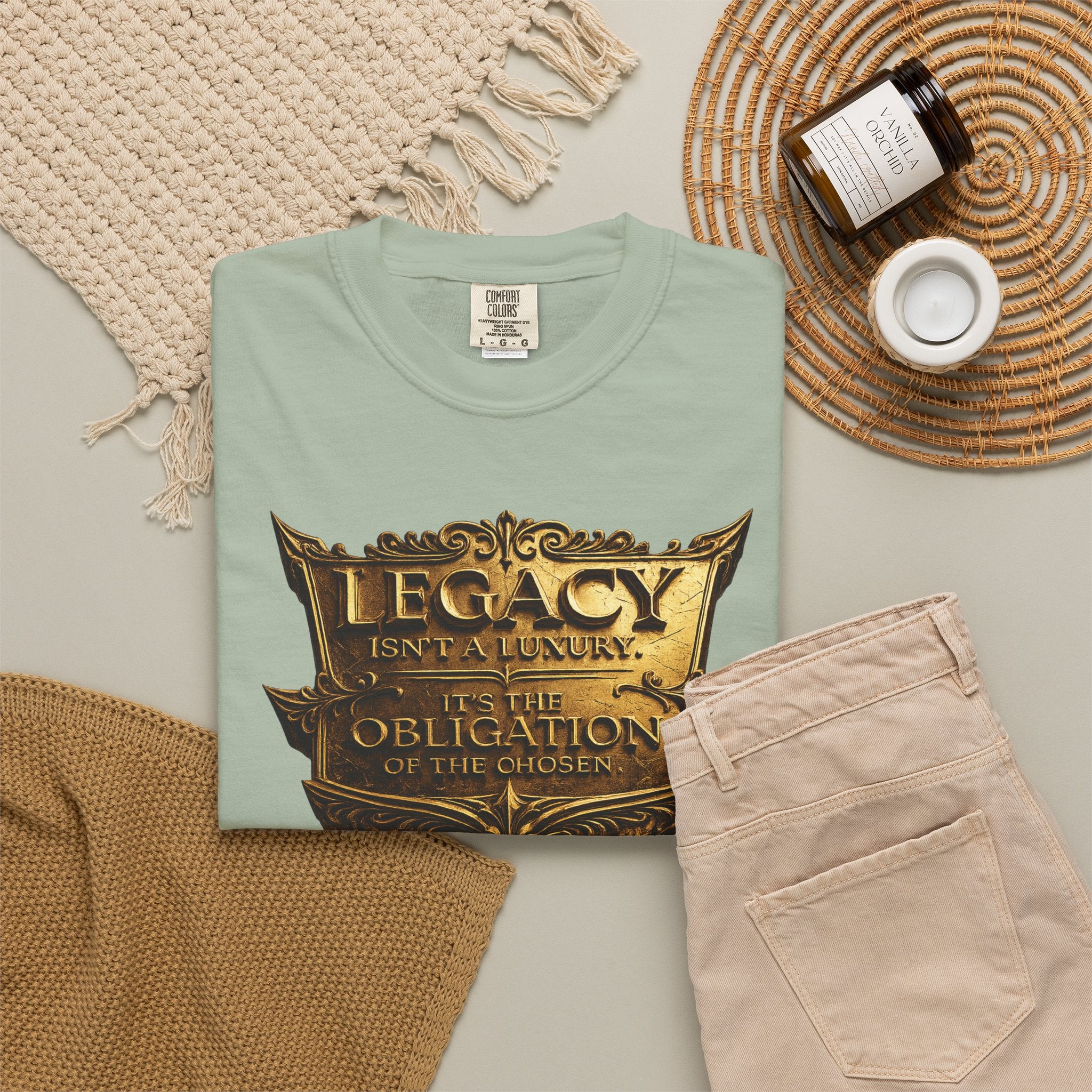 Legacy & Honor Trophy T-Shirt – "Legacy is an Obligation" Graphic Tee Printify