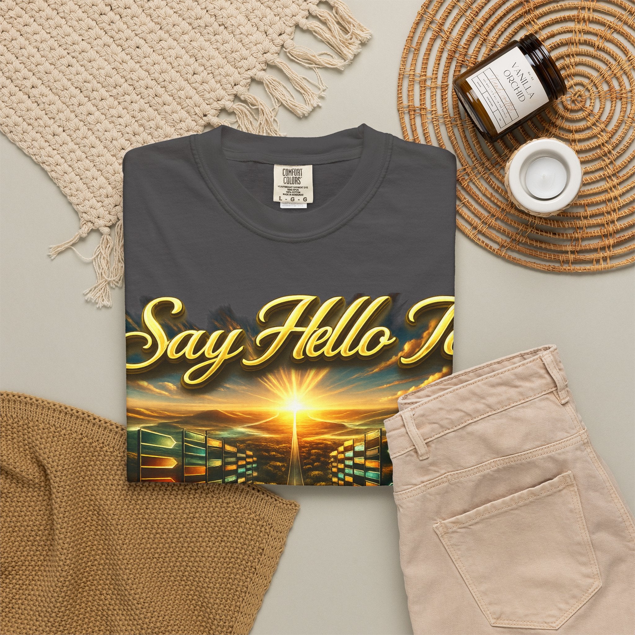 Say Hello To The Unwritten Book Of The Road T-Shirt Printify