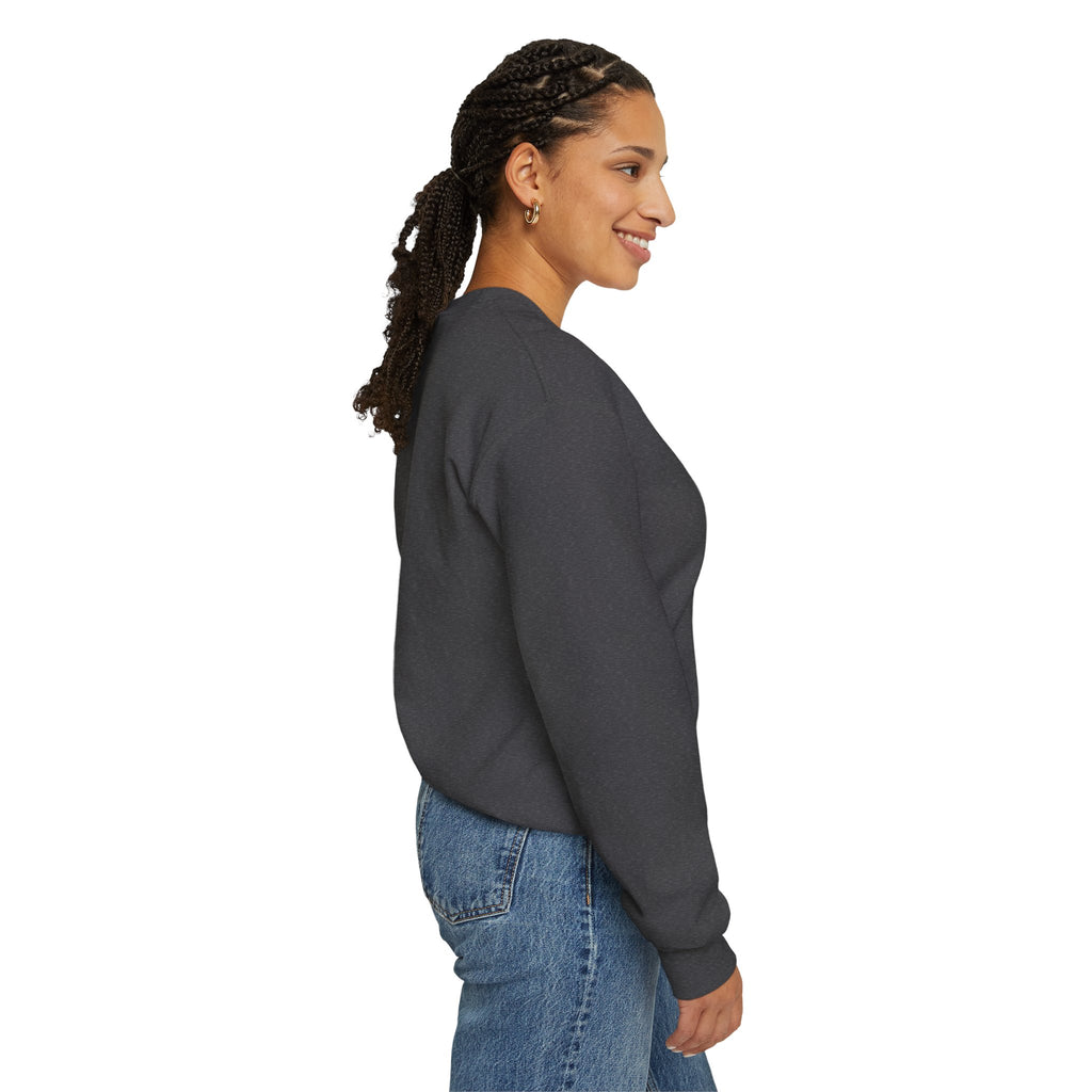 Crewneck Sweatshirt — "Fortune Favors the Prepared Mind" Motivational Design Printify