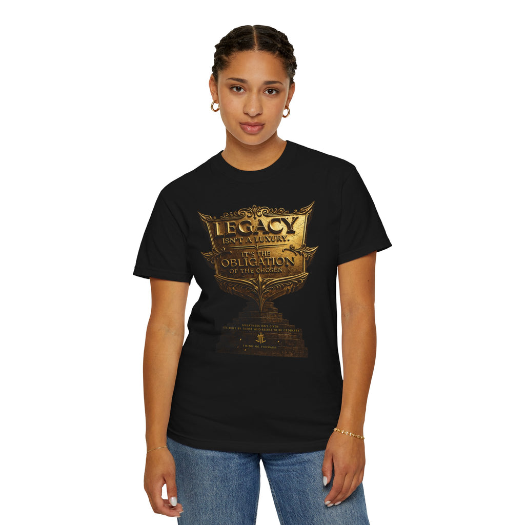 Legacy & Honor Trophy T-Shirt – "Legacy is an Obligation" Graphic Tee Printify