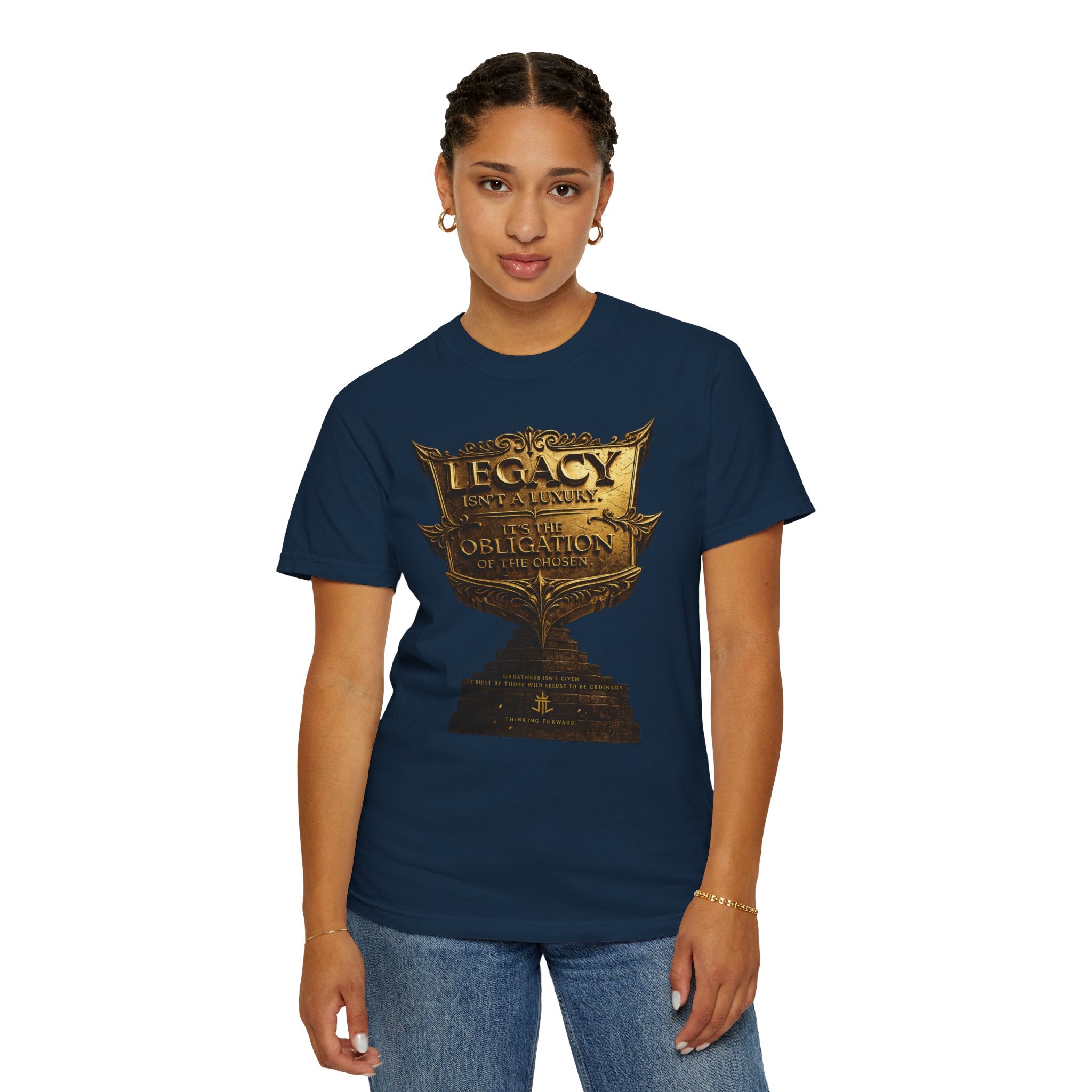 Legacy & Honor Trophy T-Shirt – "Legacy is an Obligation" Graphic Tee Printify