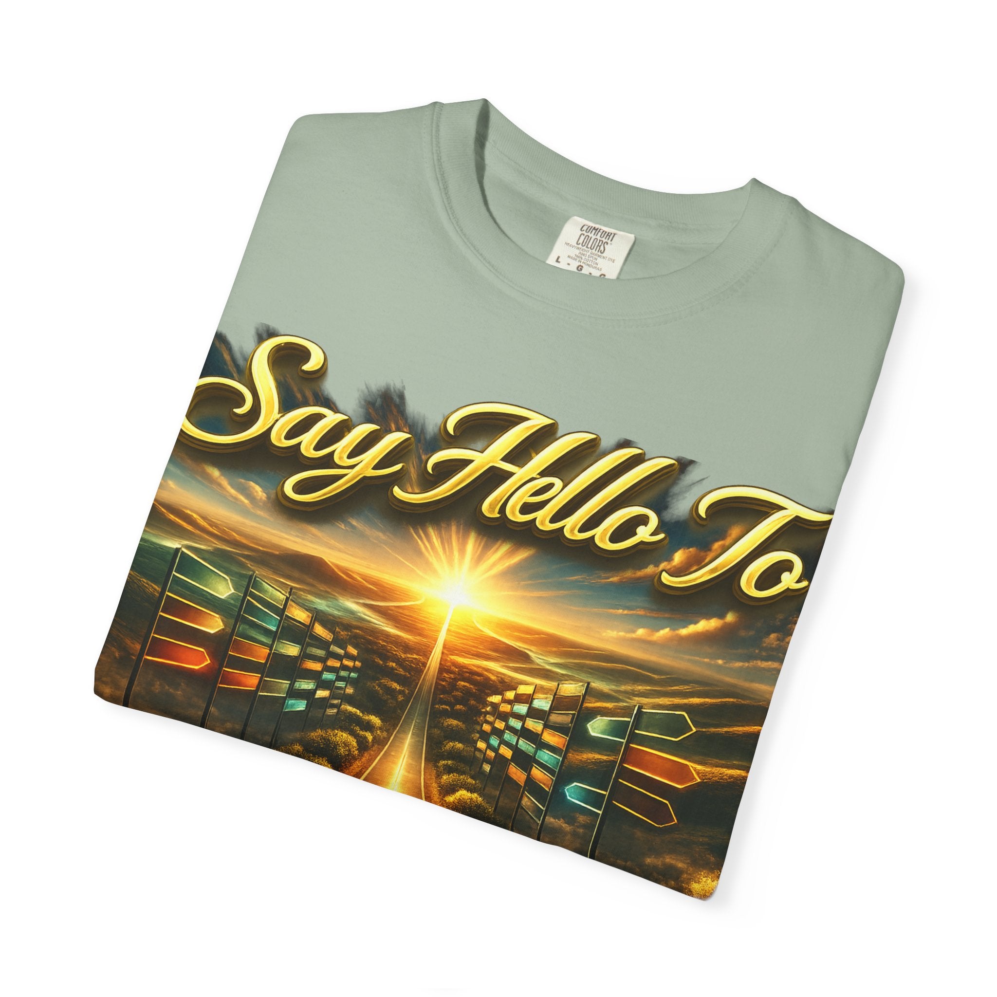 Say Hello To The Unwritten Book Of The Road T-Shirt Printify
