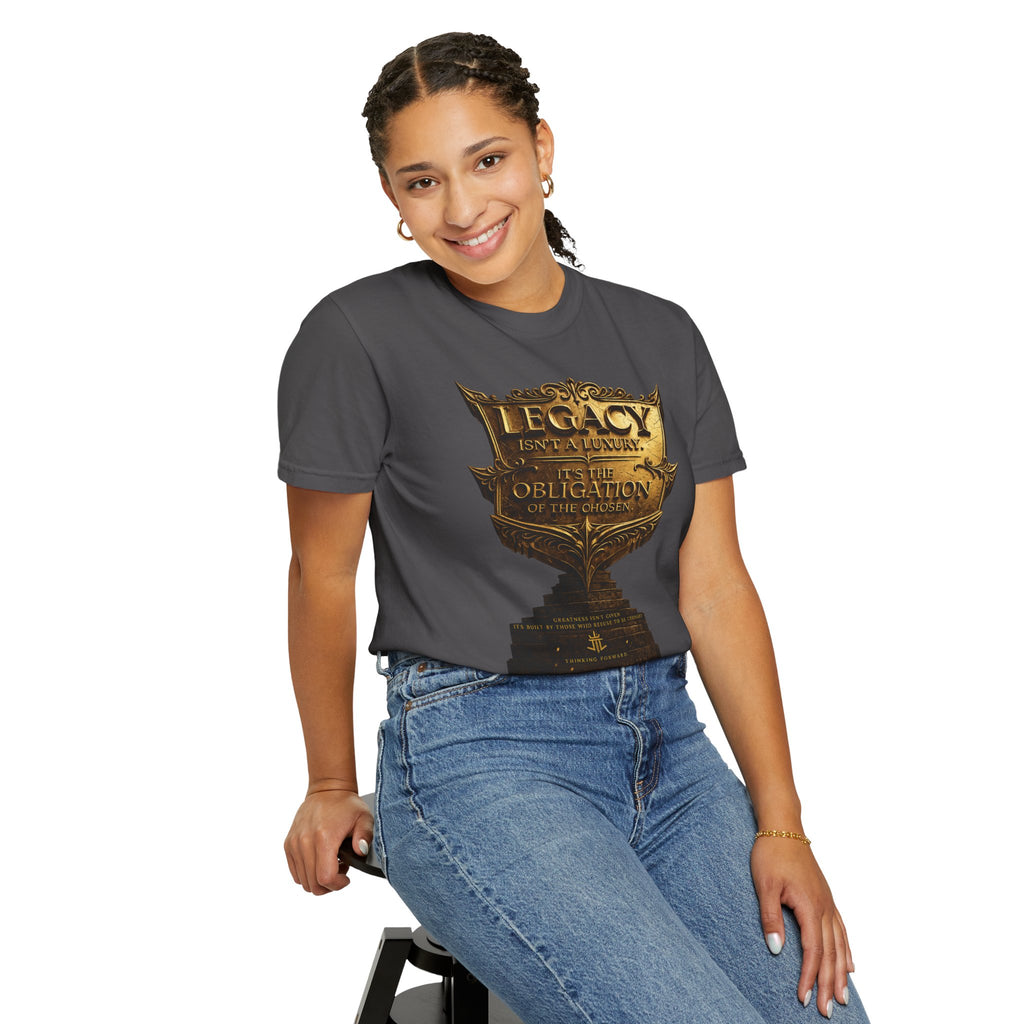 Legacy & Honor Trophy T-Shirt – "Legacy is an Obligation" Graphic Tee Printify