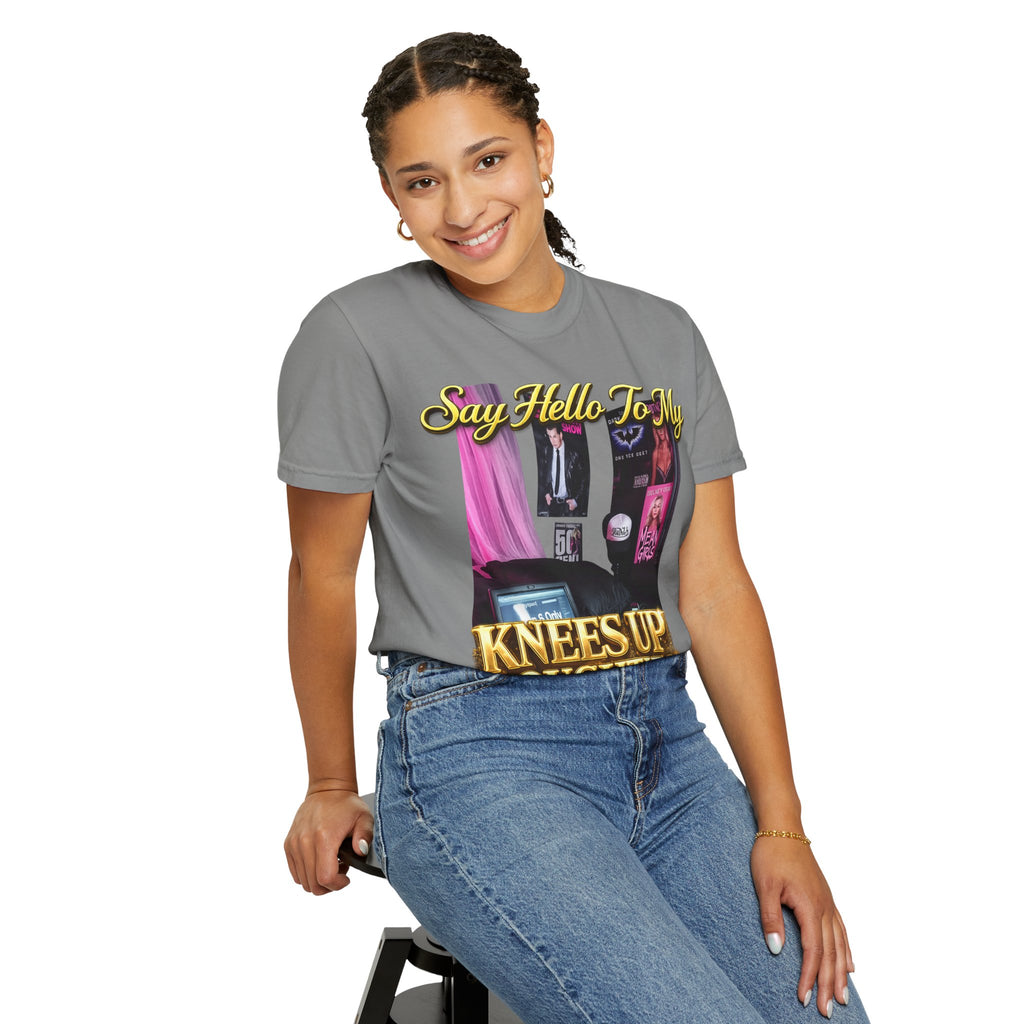 Knees Up Noughties Graphic T-Shirt — Retro MySpace Pop Culture Tee Printify