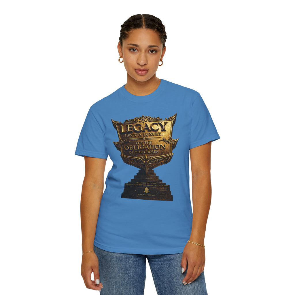 Legacy & Honor Trophy T-Shirt – "Legacy is an Obligation" Graphic Tee Printify