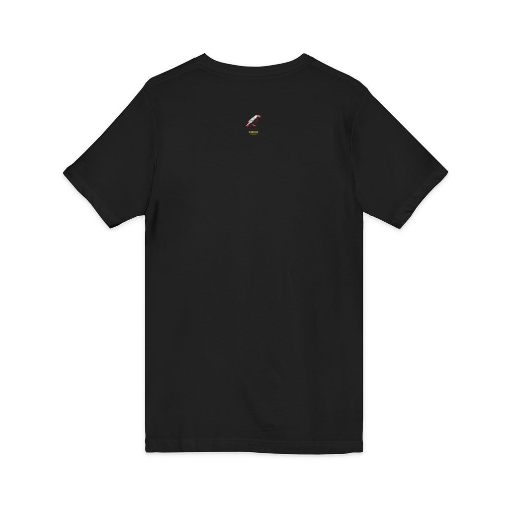 Inner Villain V‑Neck Tee – "Say Hello To Inner Villain" Graphic Shirt Printify