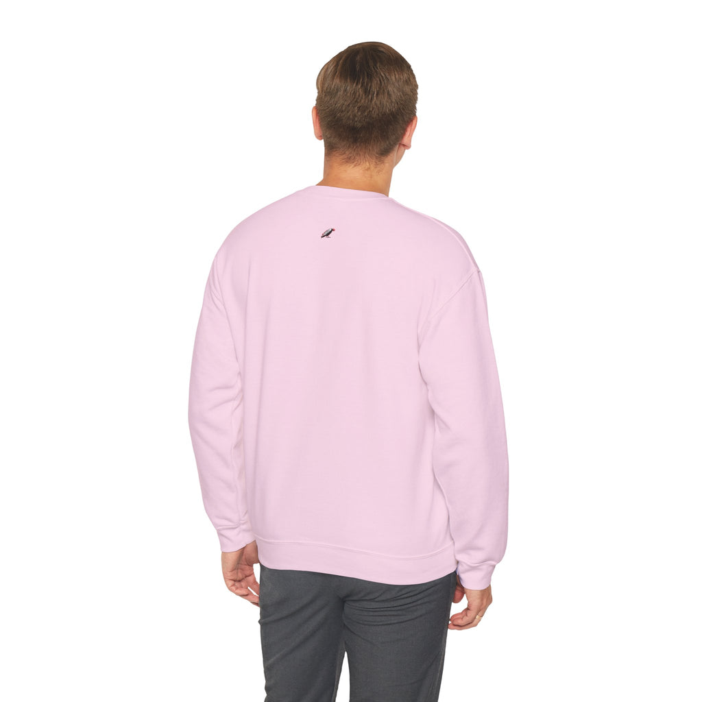 Happiness Pursuit Crewneck Sweatshirt — "Only the Pursuit is Guaranteed" Graphic Printify