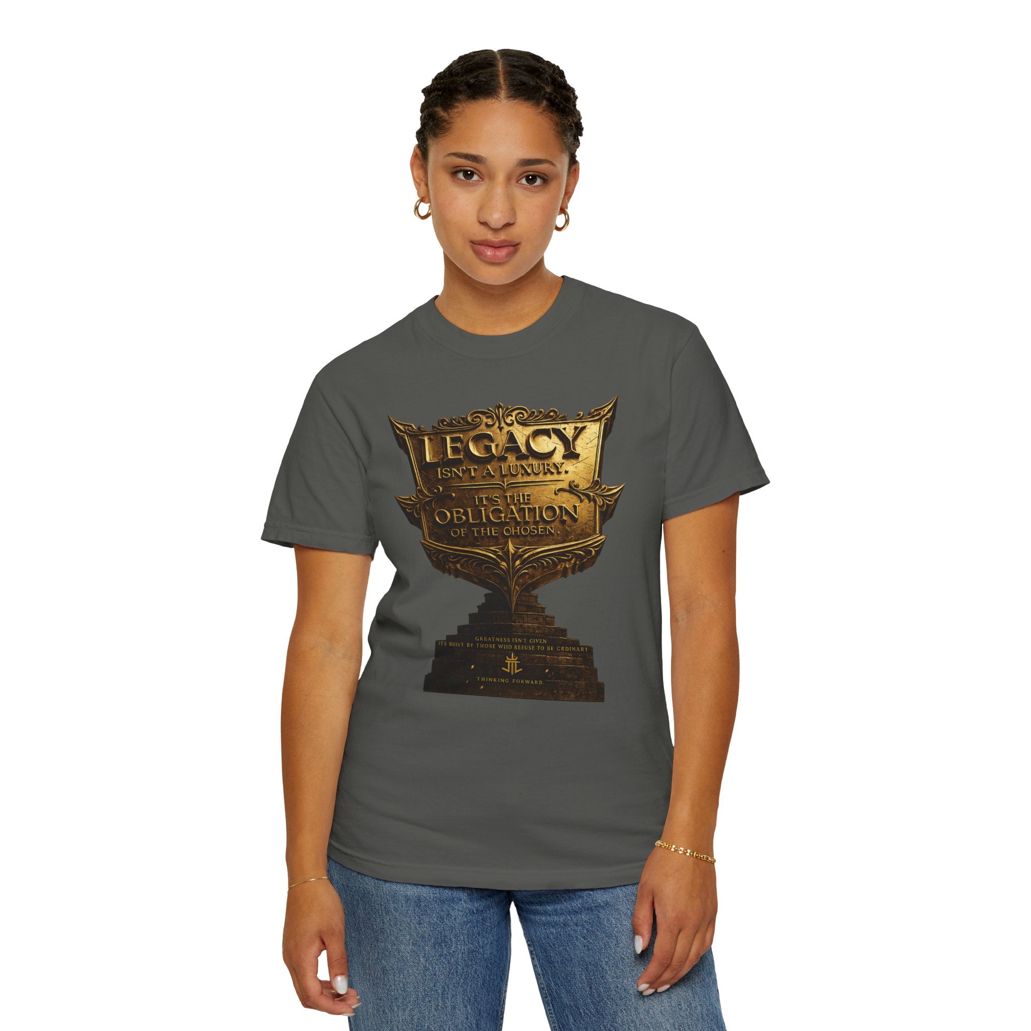 Legacy & Honor Trophy T-Shirt – "Legacy is an Obligation" Graphic Tee Printify