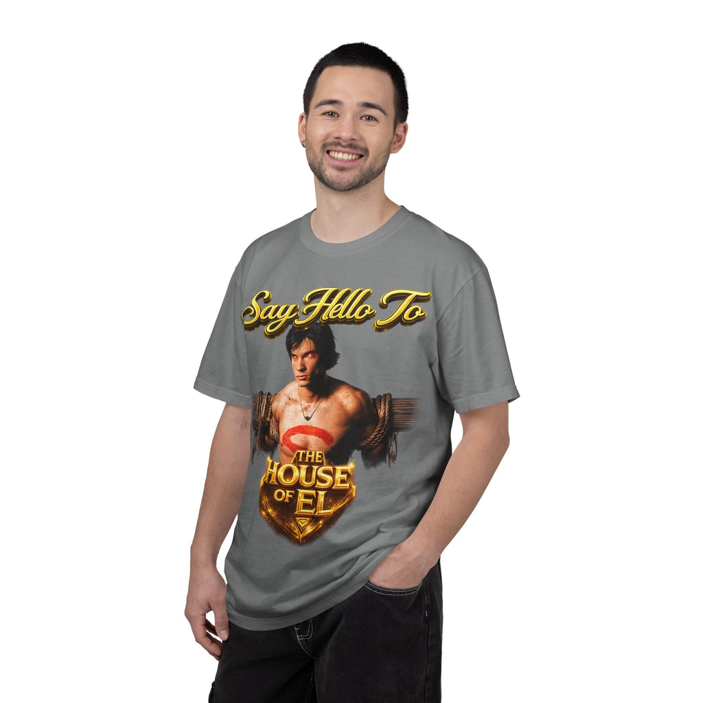 T-Shirt — Say Hello To The House of El Graphic Tee Printify