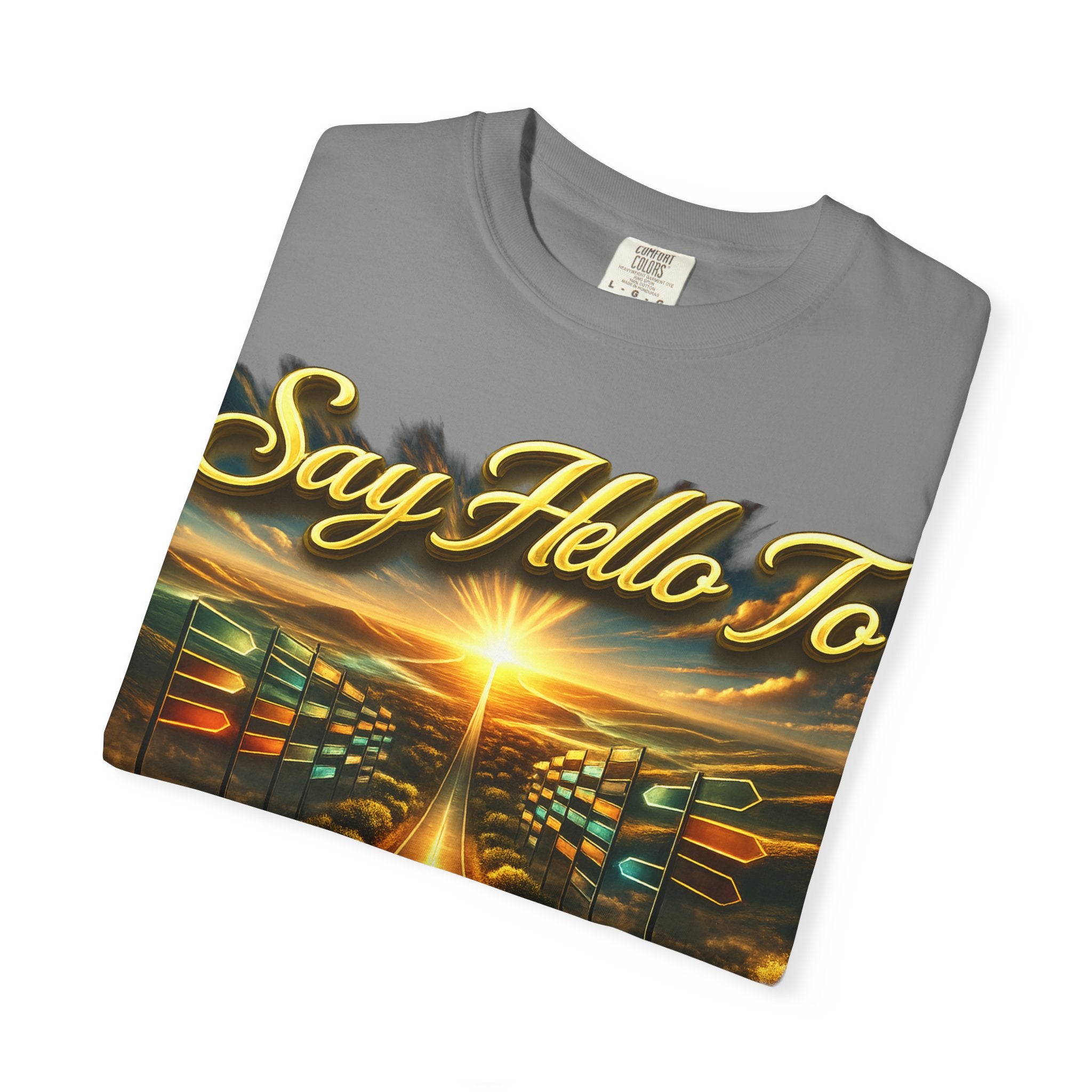 Say Hello To The Unwritten Book Of The Road T-Shirt Printify