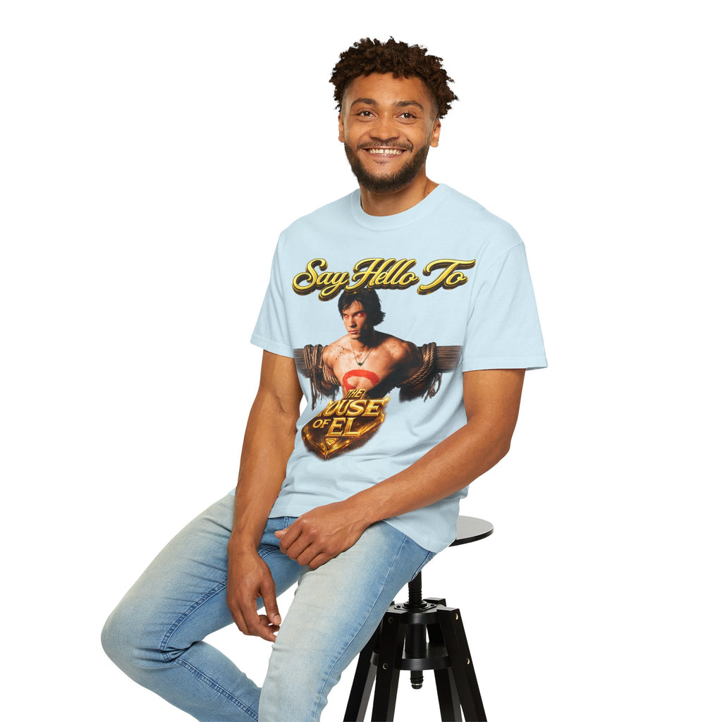 T-Shirt — Say Hello To The House of El Graphic Tee Printify