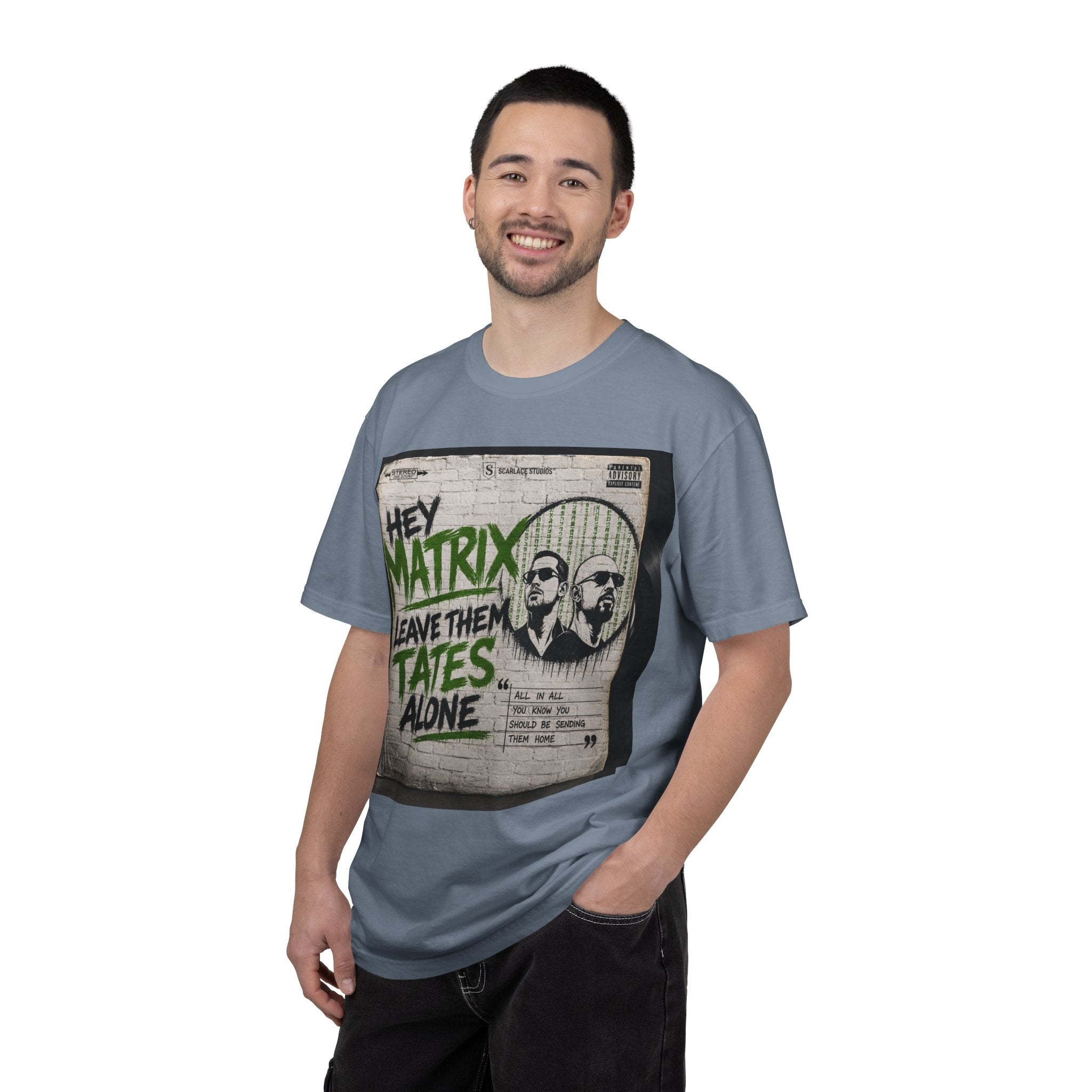 Hey Matrix Leave Them Tates Alone T-Shirt Printify