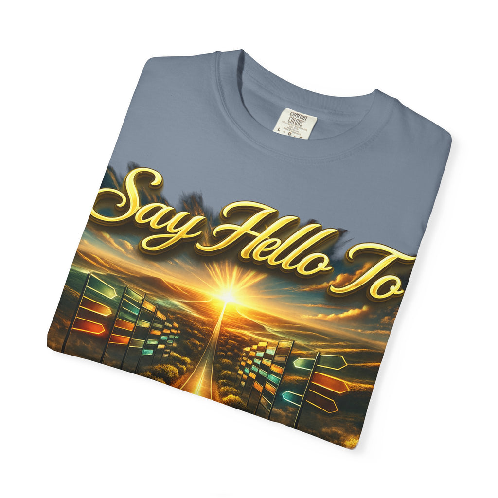 Say Hello To The Unwritten Book Of The Road T-Shirt Printify