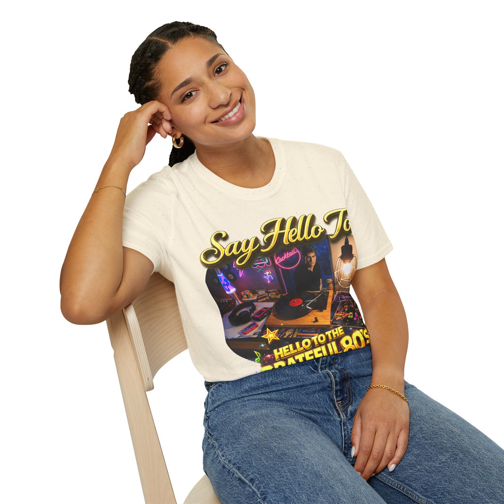 Say Hello To The Grateful 80s T-Shirt — Retro 80s Music Vintage Tee Printify