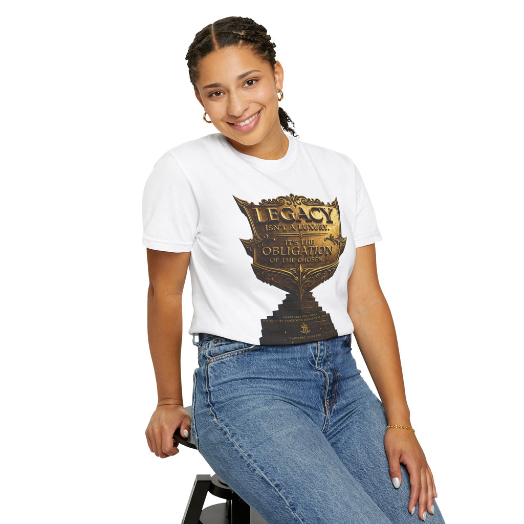Legacy & Honor Trophy T-Shirt – "Legacy is an Obligation" Graphic Tee Printify