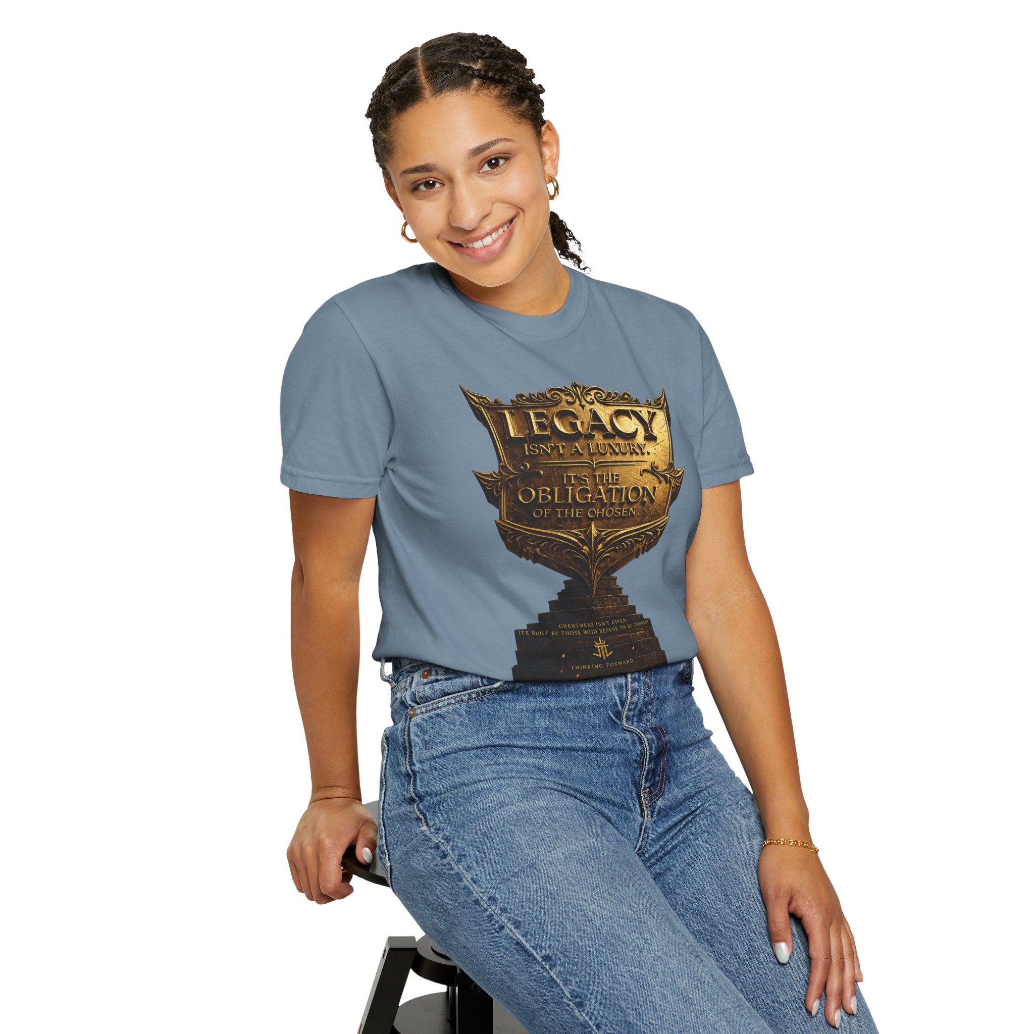 Legacy & Honor Trophy T-Shirt – "Legacy is an Obligation" Graphic Tee Printify