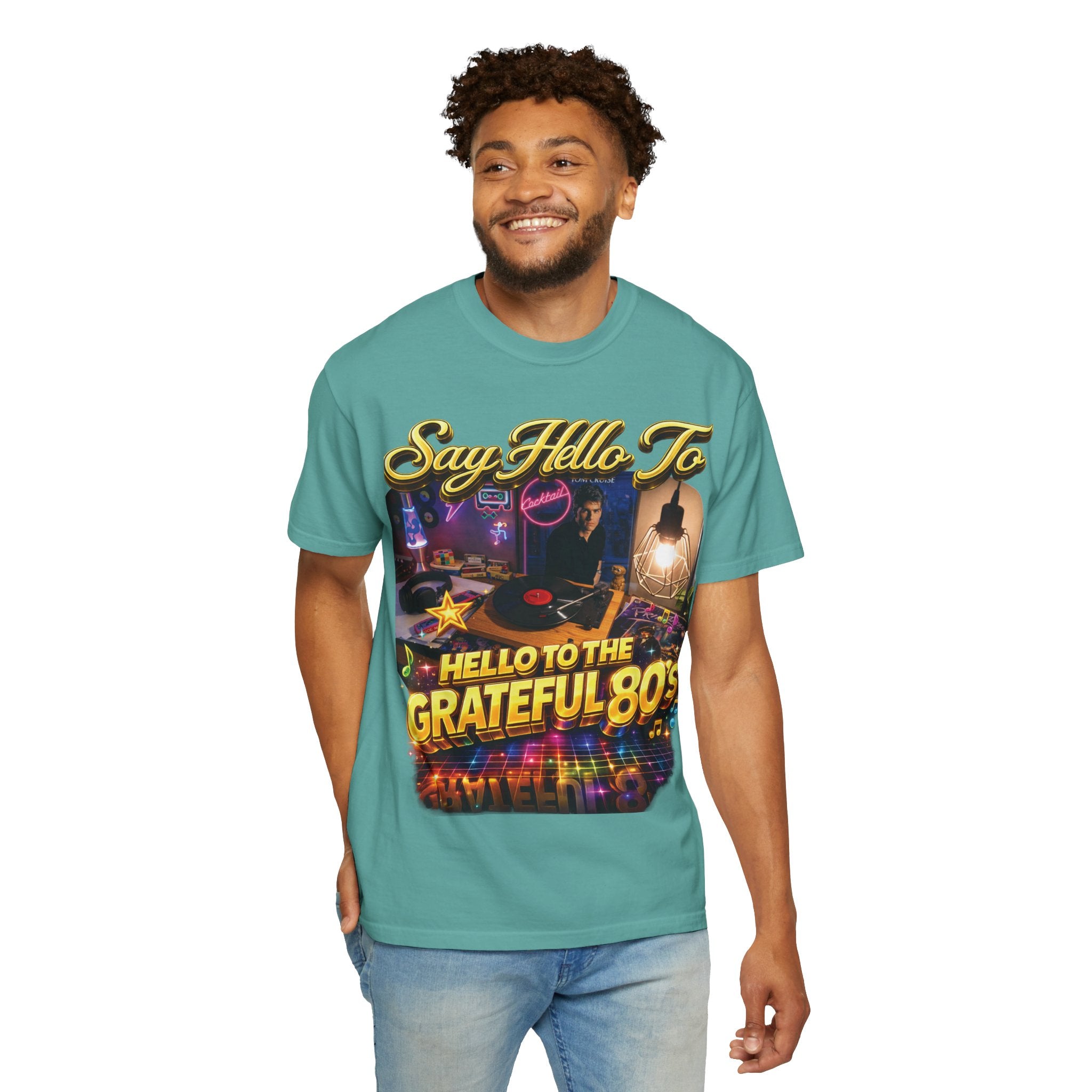 Hello to the Grateful 80s T-Shirt — Retro 1980s Music Vintage Tee Printify
