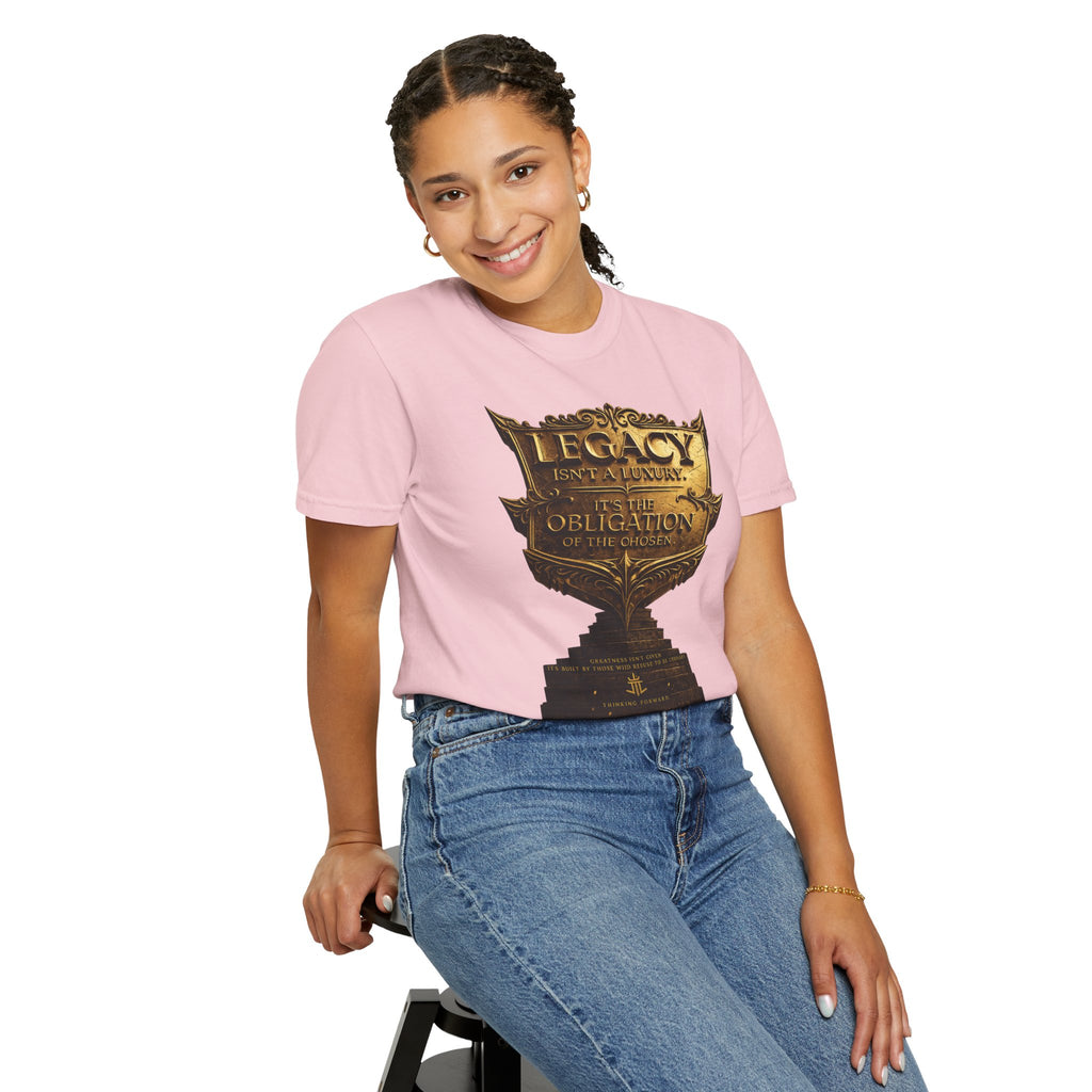 Legacy & Honor Trophy T-Shirt – "Legacy is an Obligation" Graphic Tee Printify