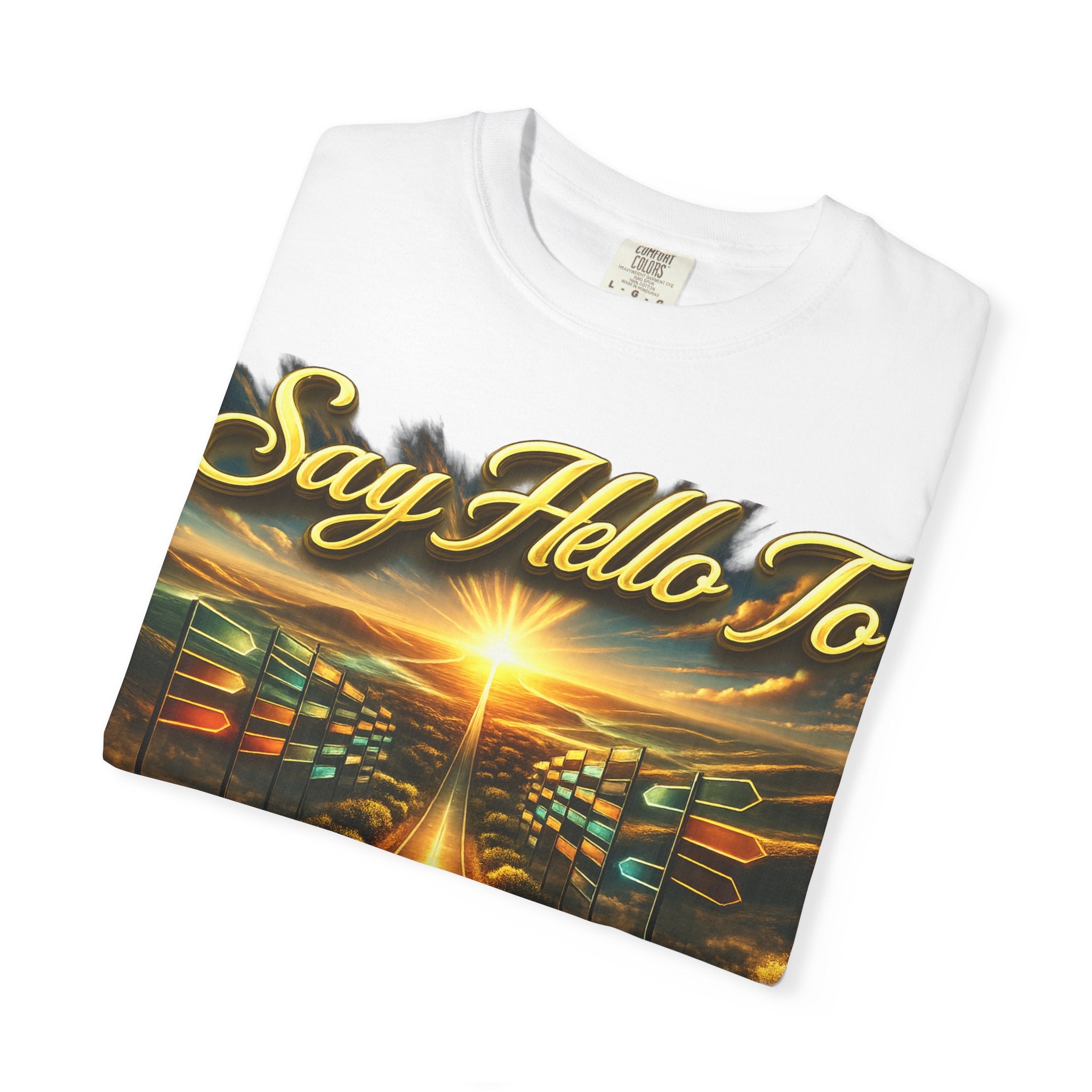 Say Hello To The Unwritten Book Of The Road T-Shirt Printify