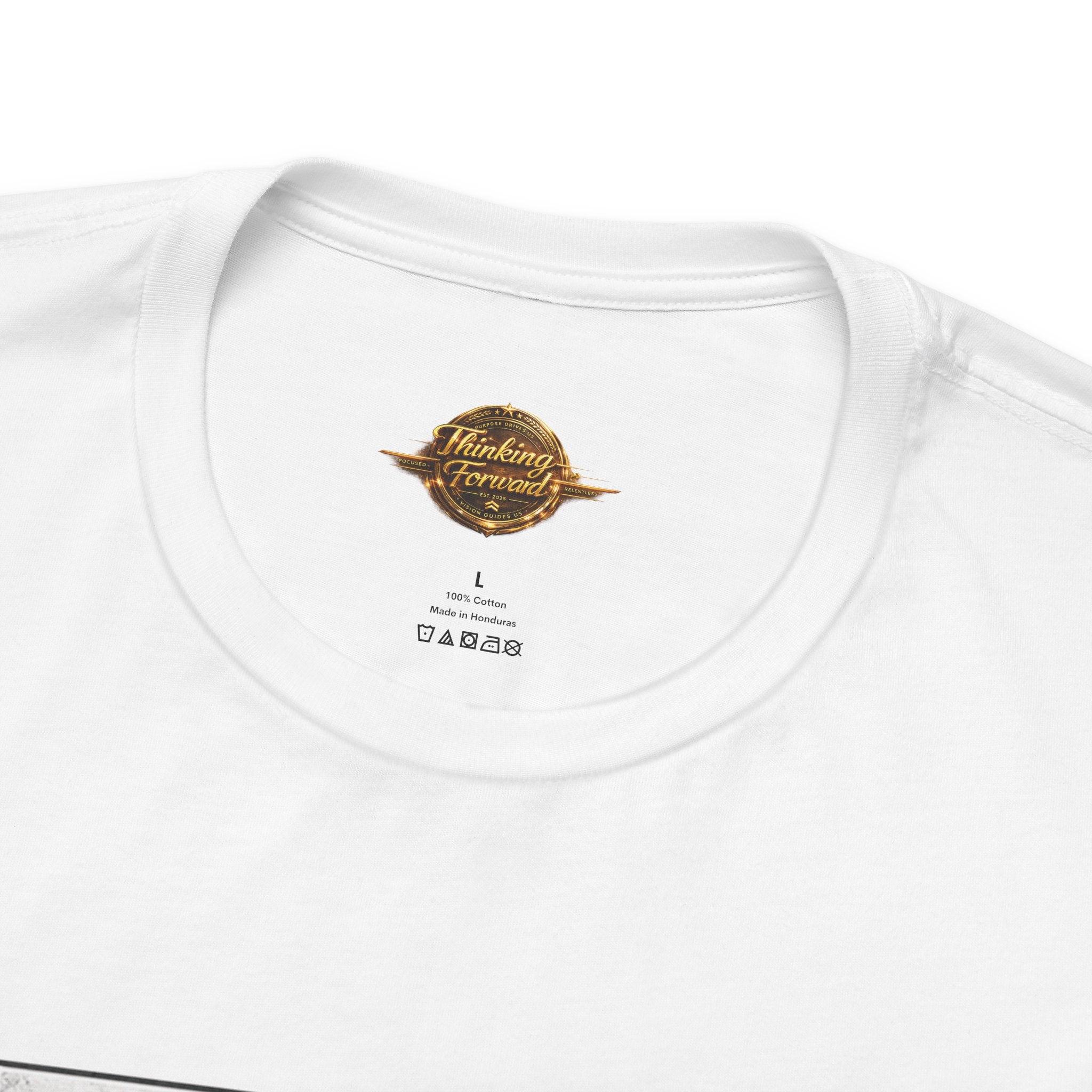 Drift With Direction Graphic Tee — 'Drift with Purpose / Thinking Forward' Racing T-Shirt Printify