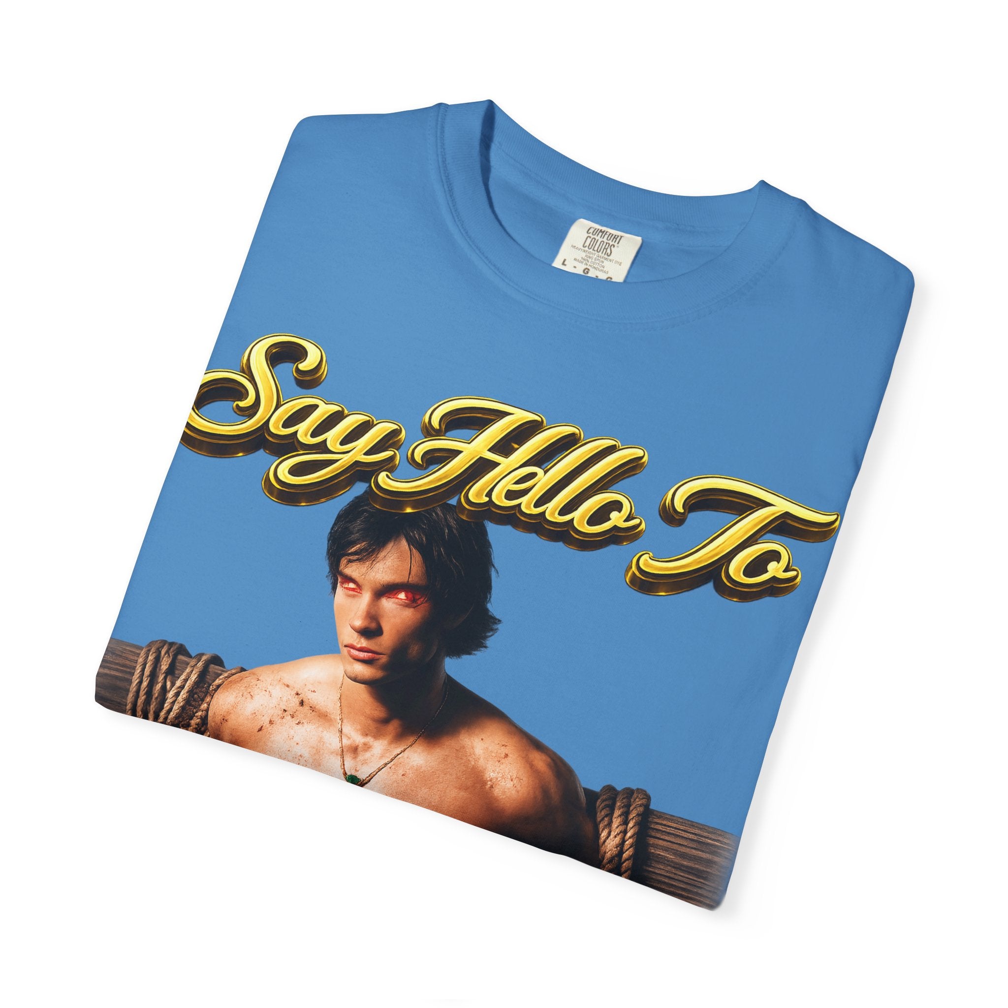 T-Shirt — Say Hello To The House of El Graphic Tee Printify