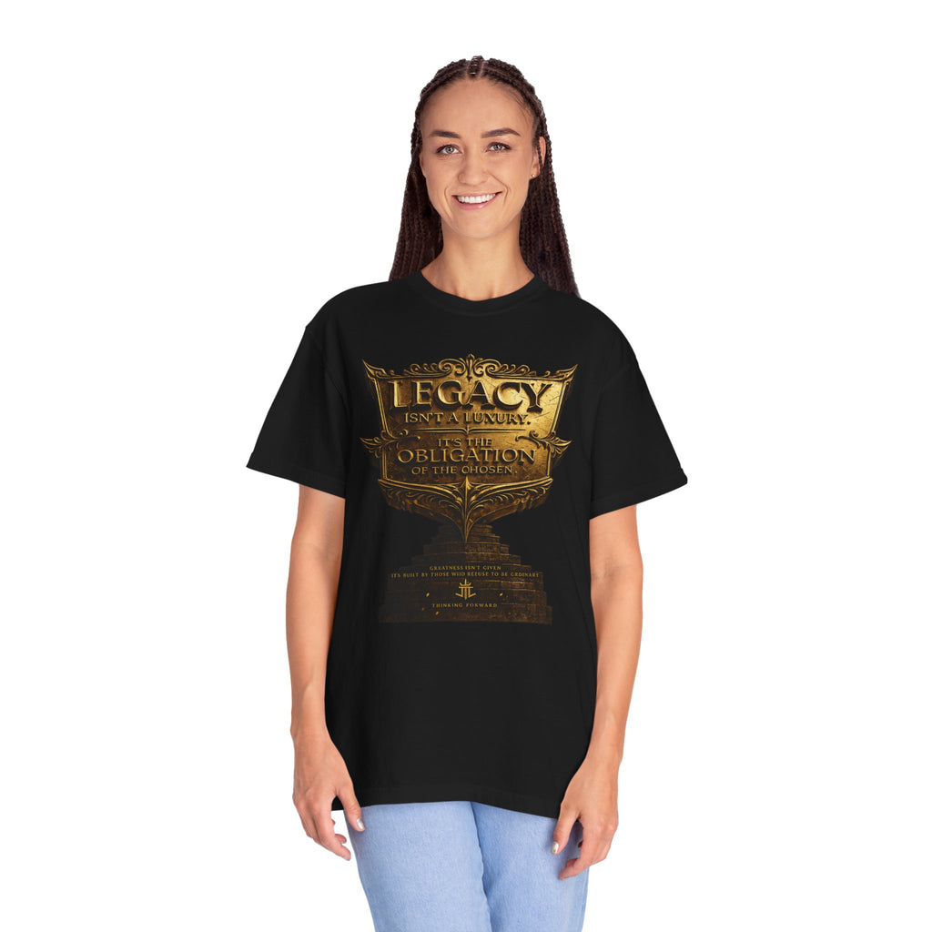 Legacy & Honor Trophy T-Shirt – "Legacy is an Obligation" Graphic Tee Printify