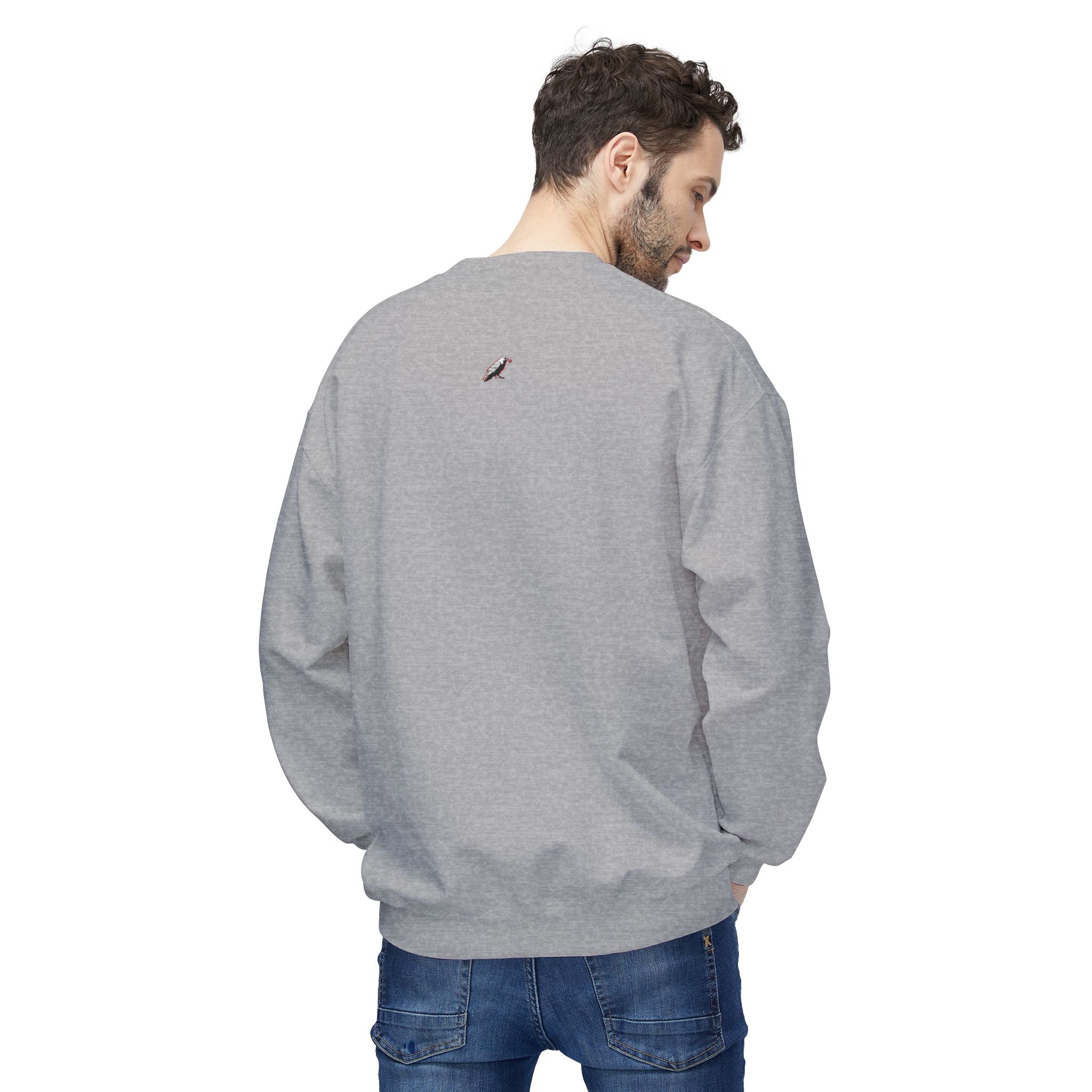 Inner Villain Crewneck Sweatshirt — "Say Hello To My Inner Villain" Graphic Printify