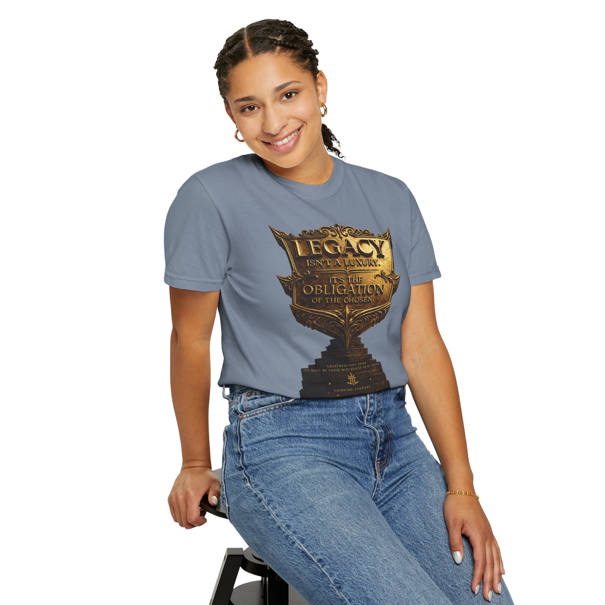 Legacy & Honor Trophy T-Shirt – "Legacy is an Obligation" Graphic Tee Printify