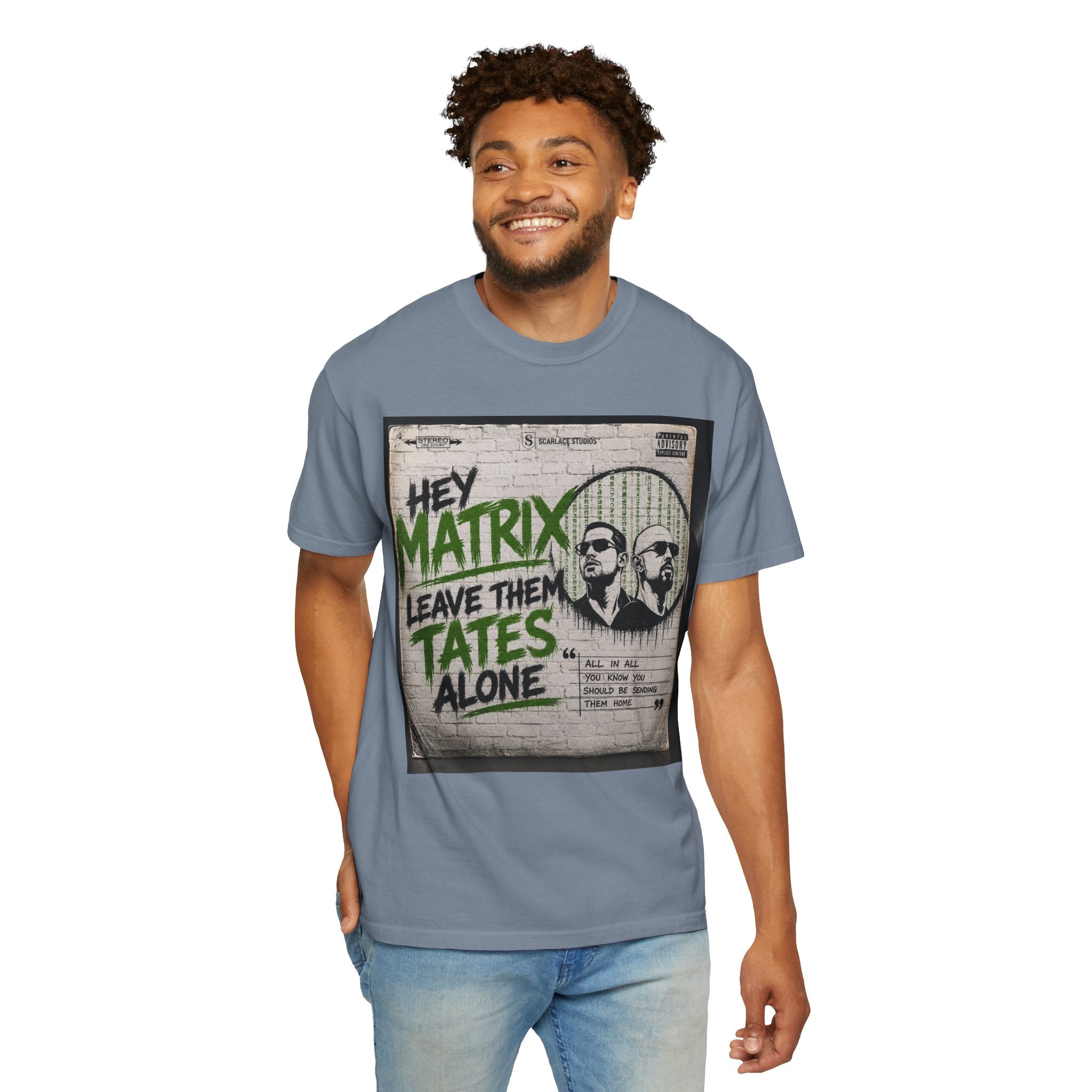 Hey Matrix Leave Them Tates Alone T-Shirt Printify