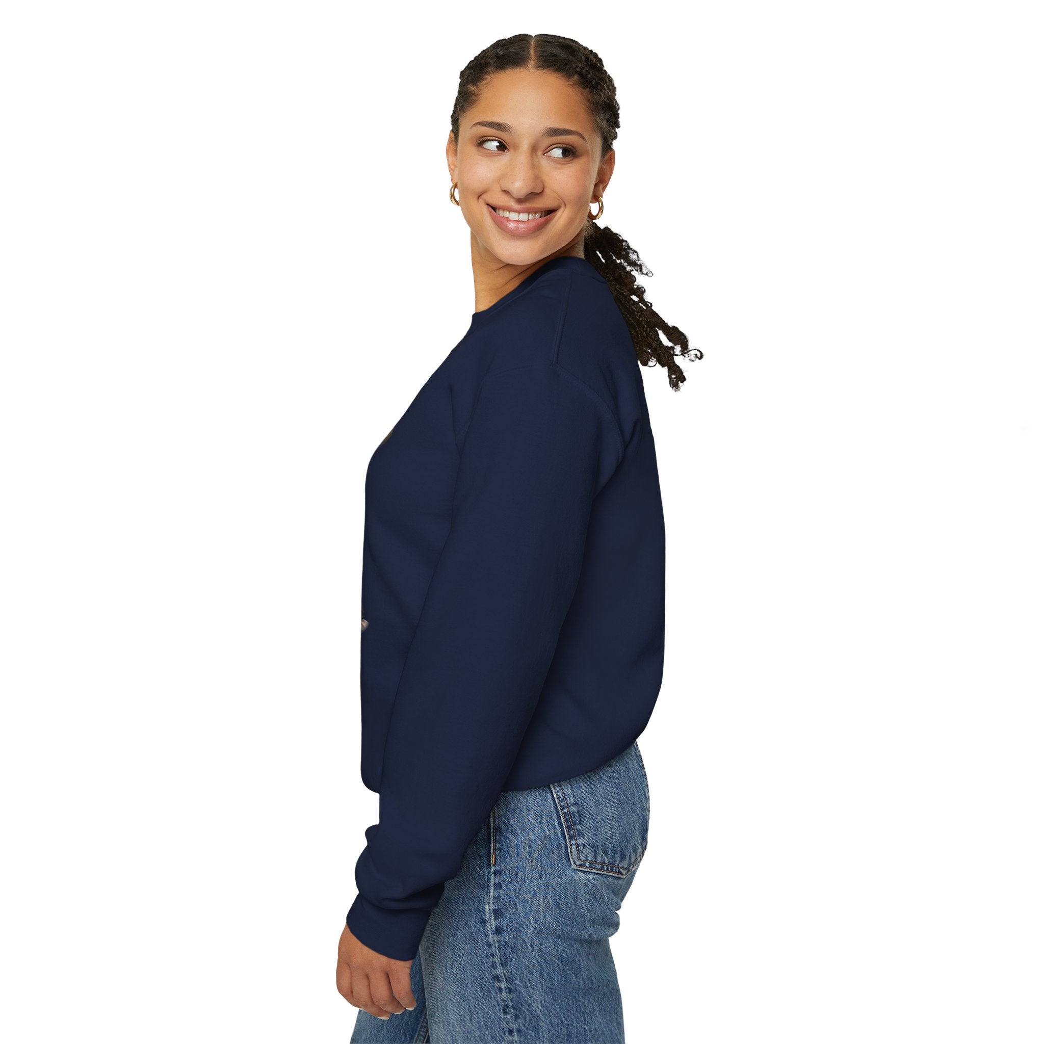Scarface Parody Crewneck Sweatshirt — "Say Hello to My Middle Leg" Graphic Printify