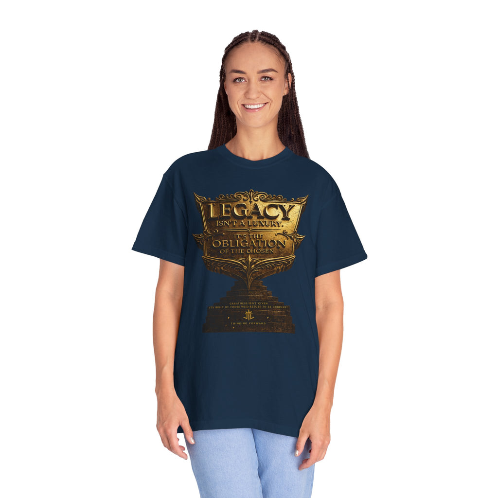 Legacy & Honor Trophy T-Shirt – "Legacy is an Obligation" Graphic Tee Printify