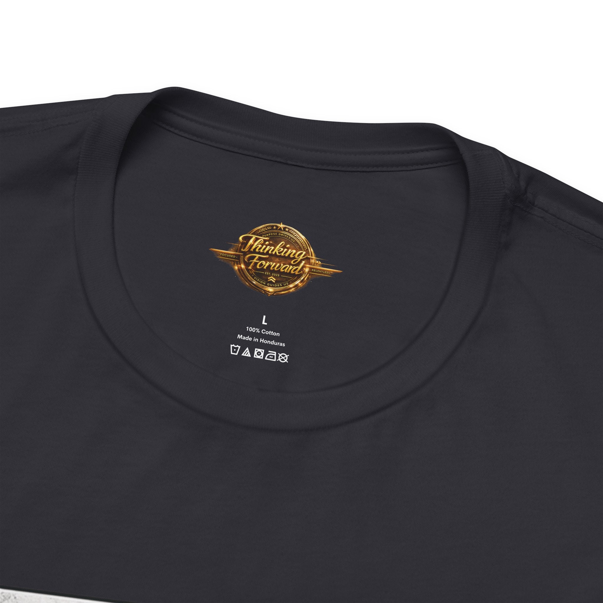 Drift With Direction Graphic Tee — 'Drift with Purpose / Thinking Forward' Racing T-Shirt Printify