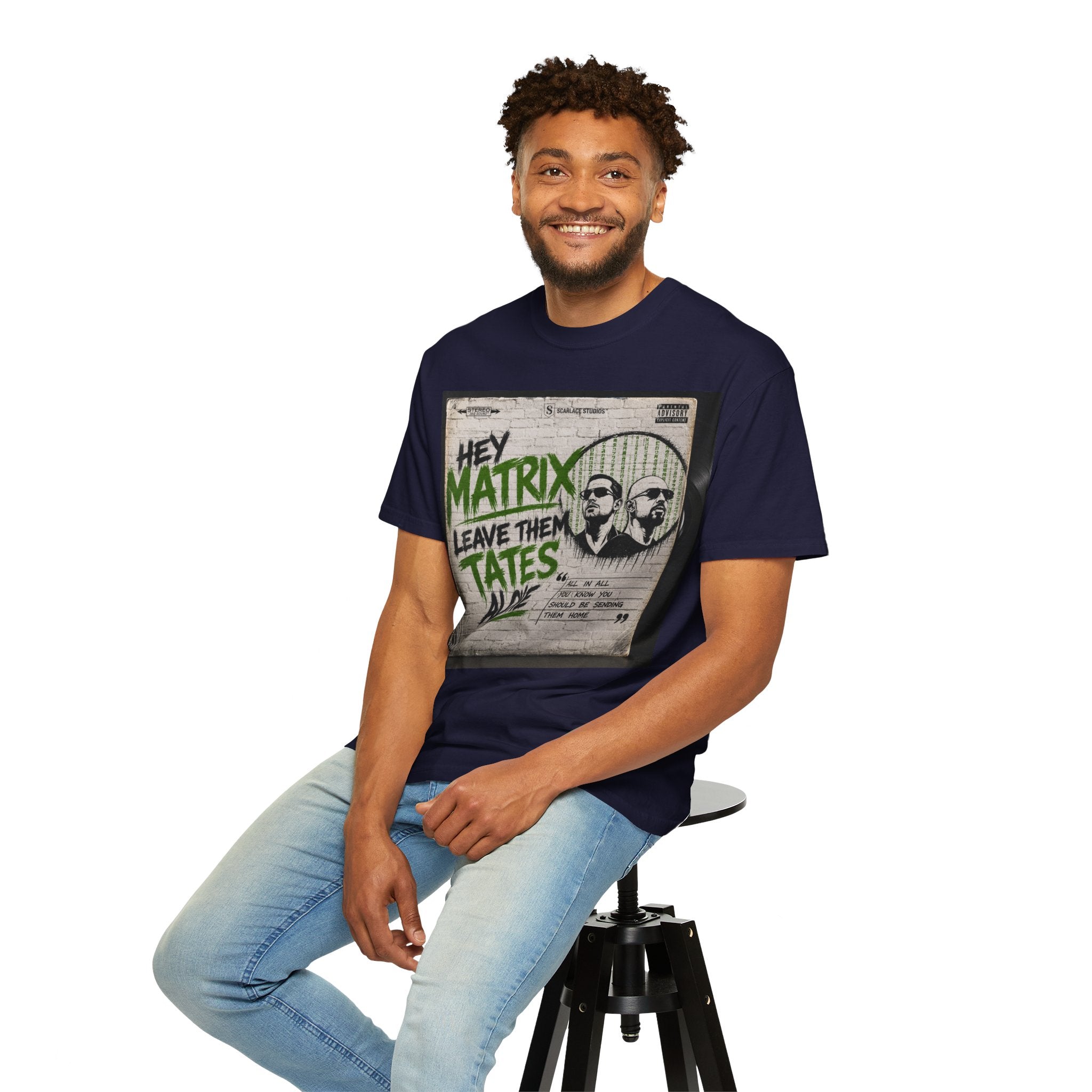 Hey Matrix Leave Them Tates Alone T-Shirt Printify