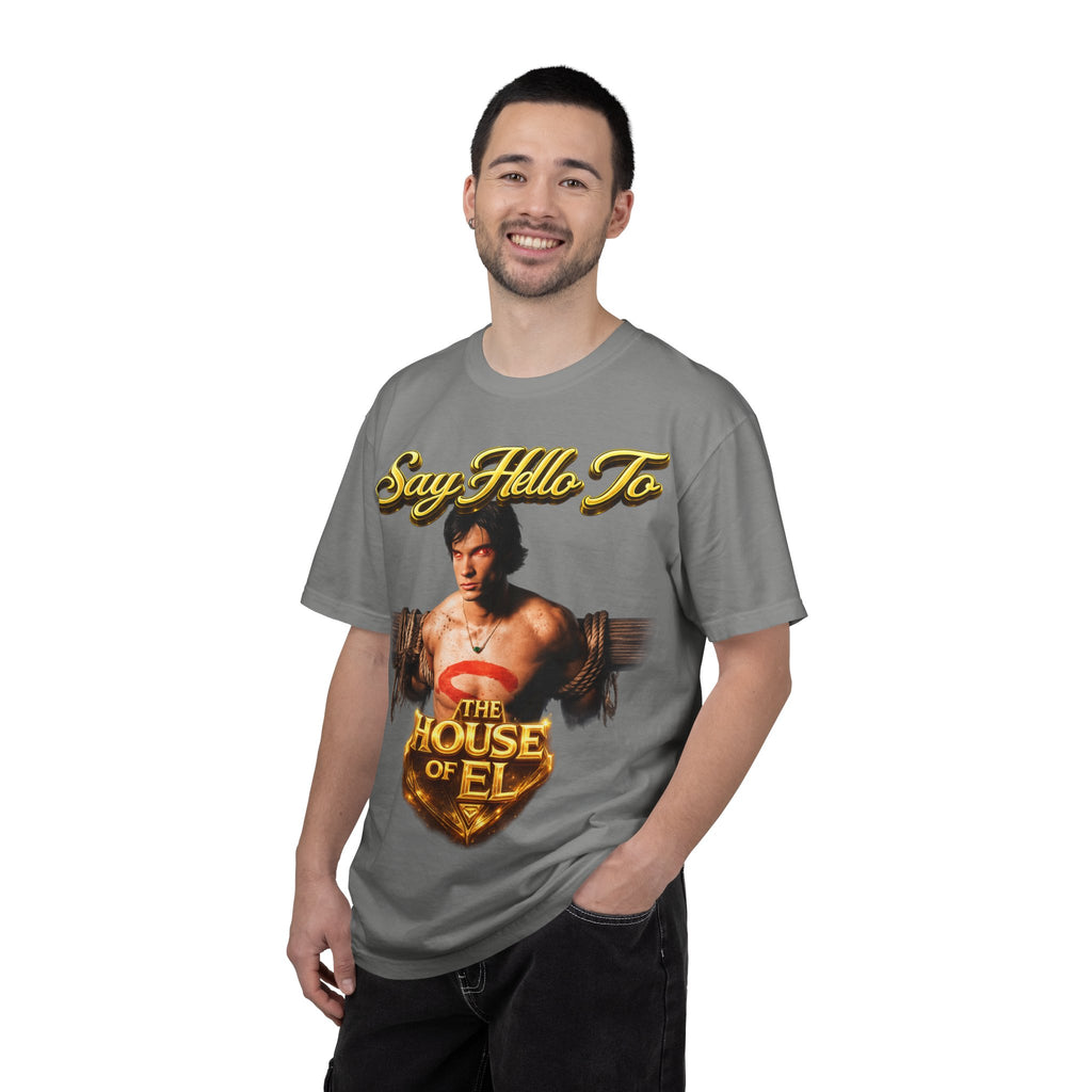 T-Shirt — Say Hello To The House of El Graphic Tee Printify