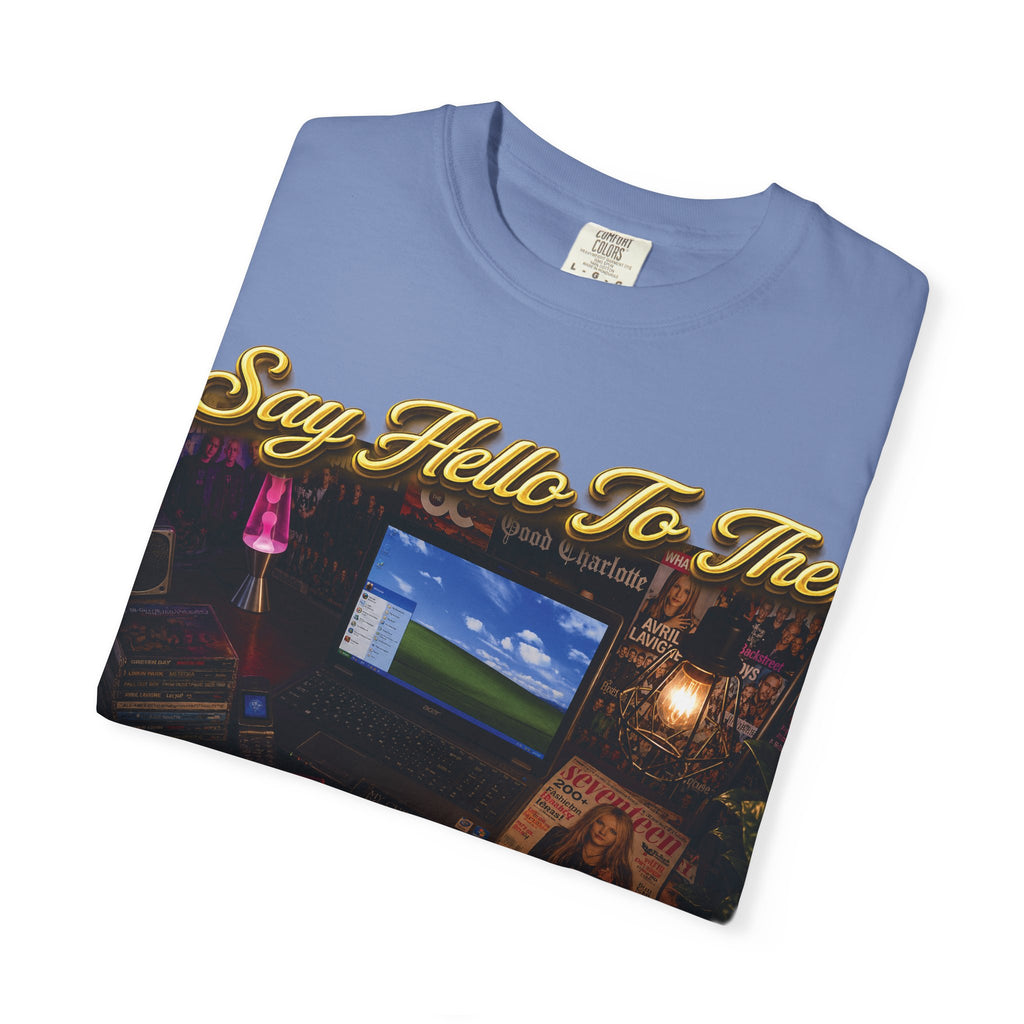 Knees Up Noughties Graphic T-Shirt — Retro MySpace Throwback Tee Printify