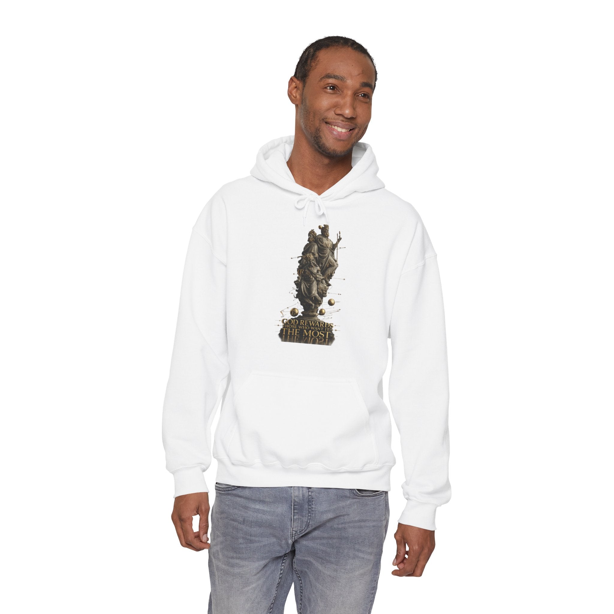 God Rewards Those Who Want It Most Hoodie Printify