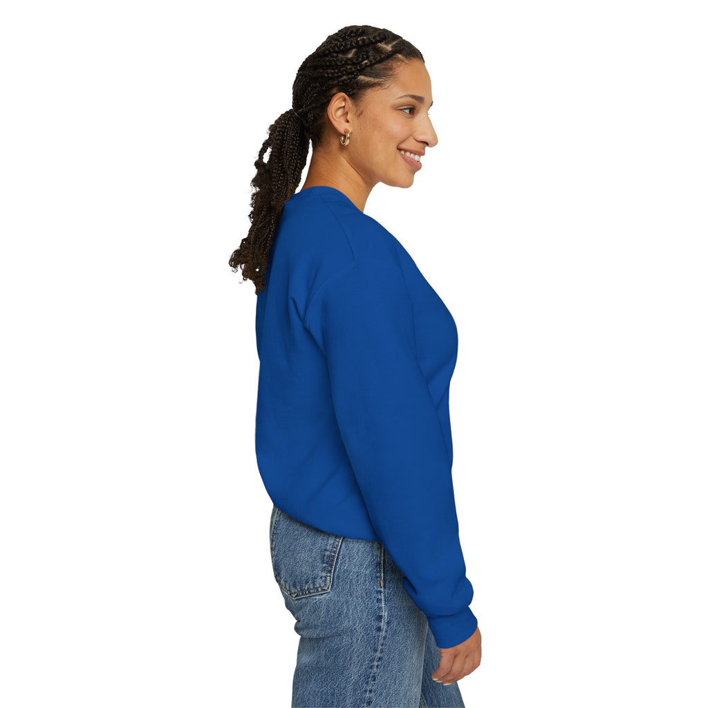 Crewneck Sweatshirt — "Fortune Favors the Prepared Mind" Motivational Design Printify