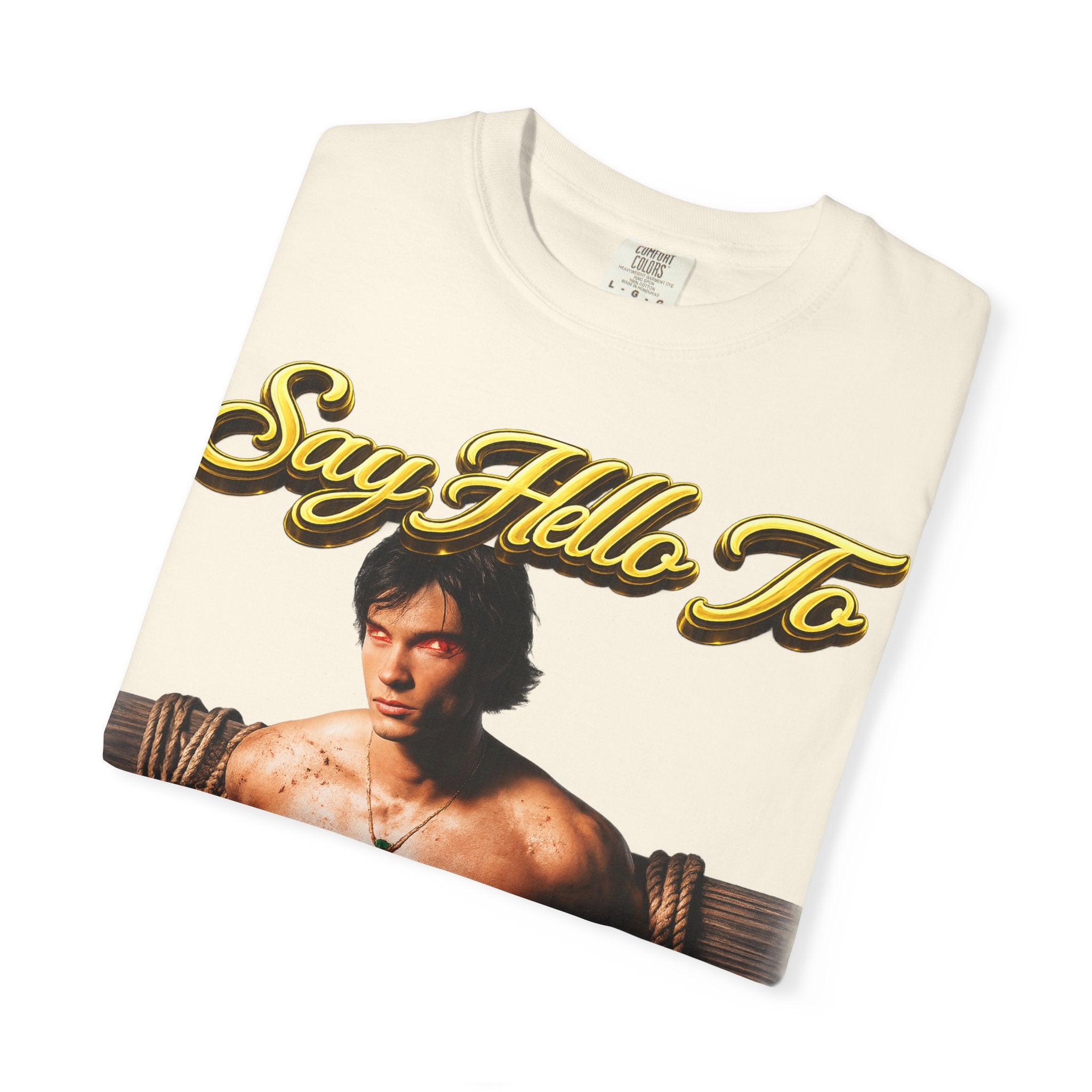 T-Shirt — Say Hello To The House of El Graphic Tee Printify