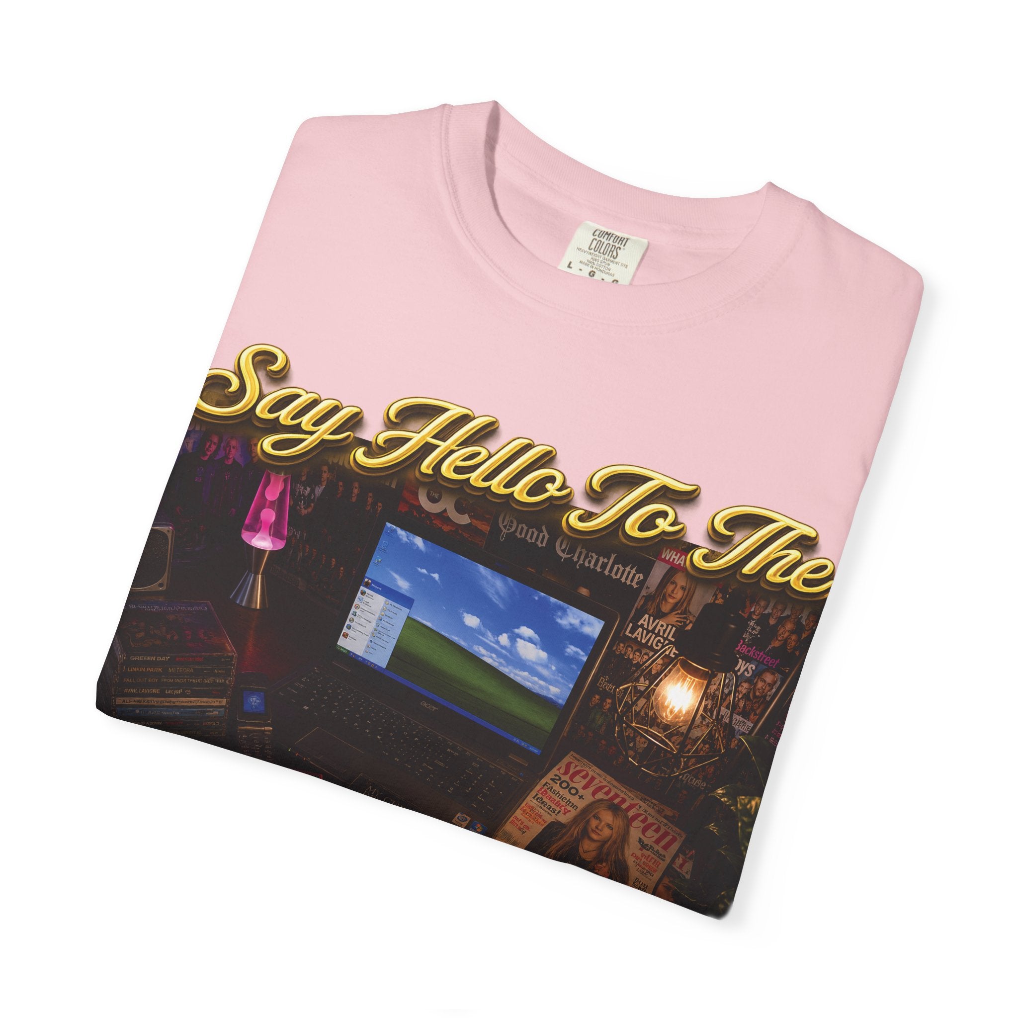 Knees Up Noughties Graphic T-Shirt — Retro MySpace Throwback Tee Printify