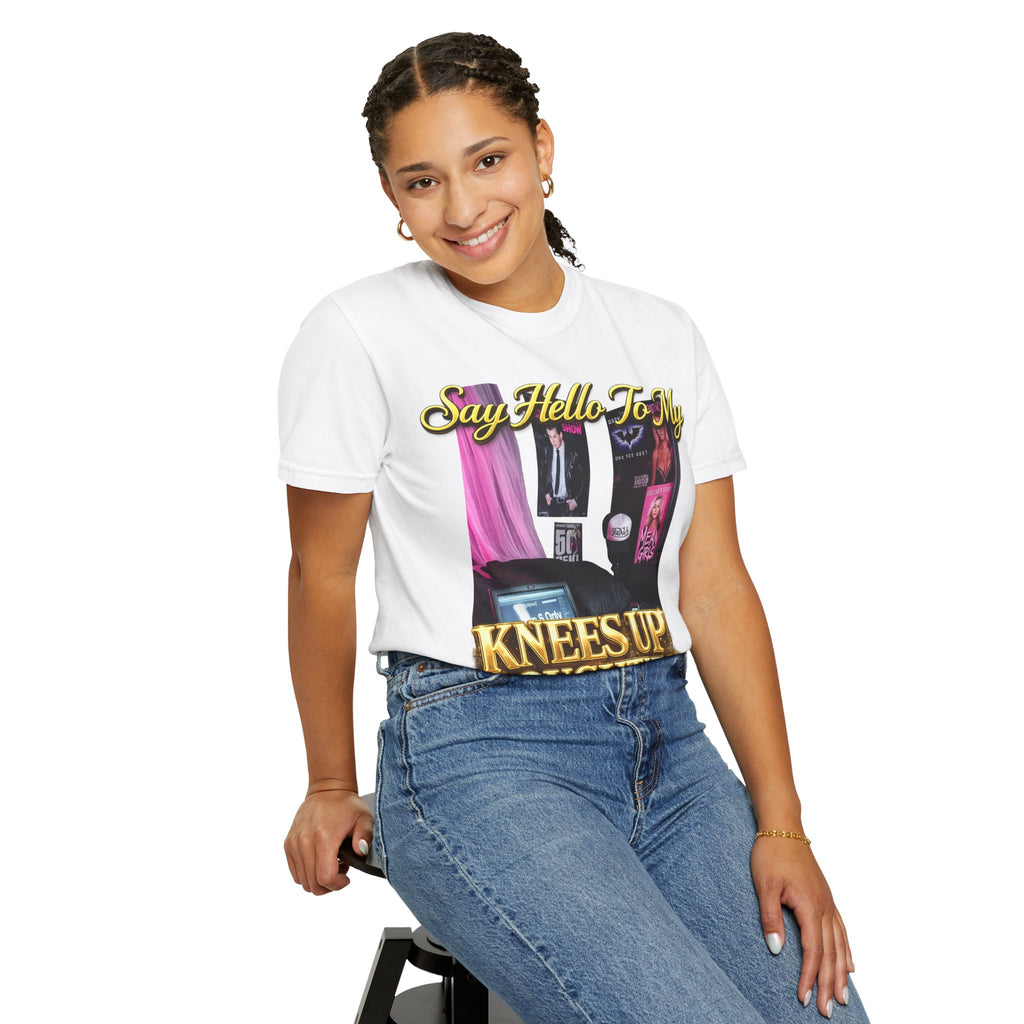 Knees Up Noughties Graphic T-Shirt — Retro MySpace Pop Culture Tee Printify