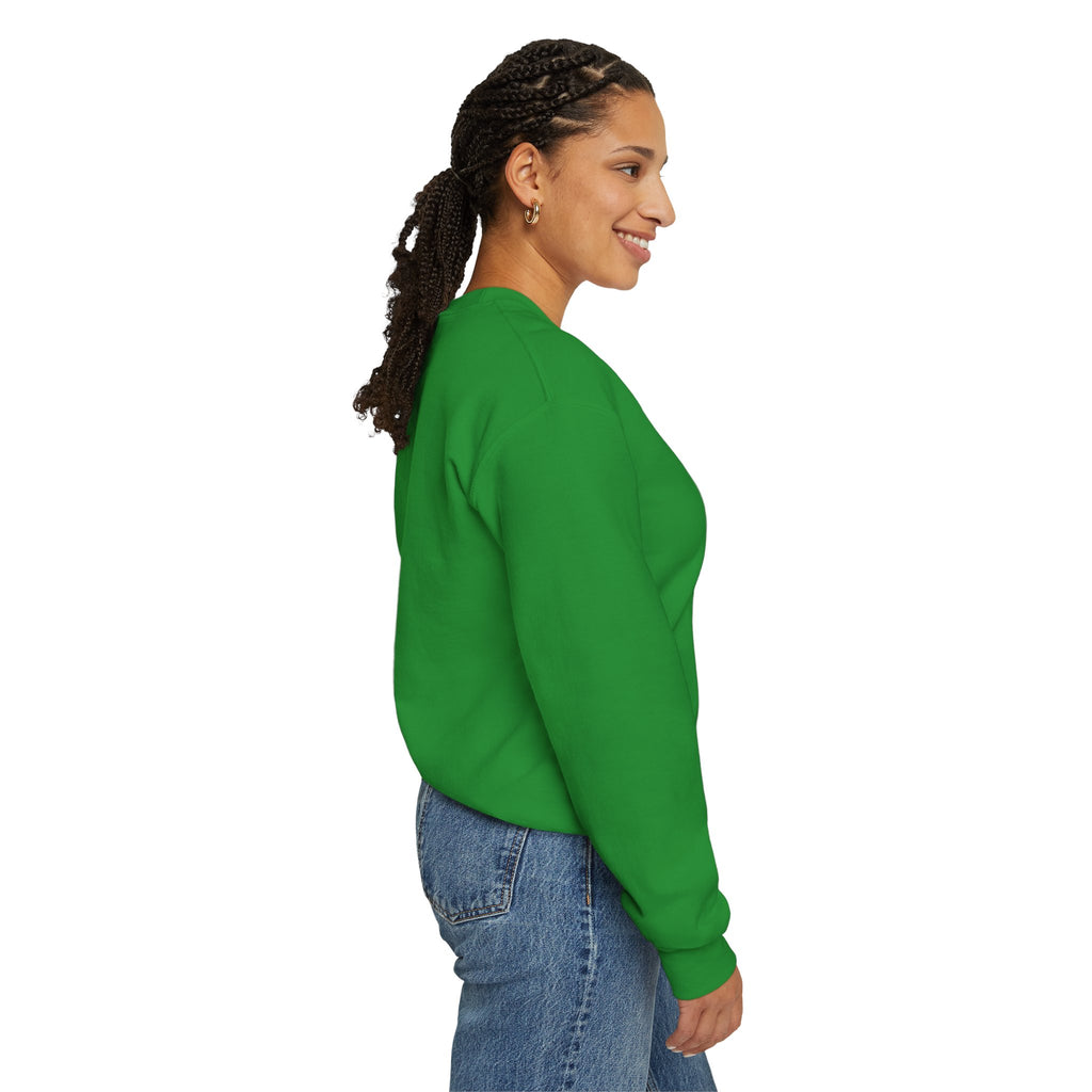Crewneck Sweatshirt — "Fortune Favors the Prepared Mind" Motivational Design Printify