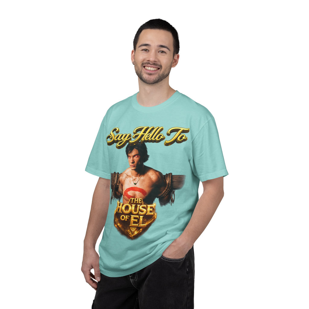 T-Shirt — Say Hello To The House of El Graphic Tee Printify