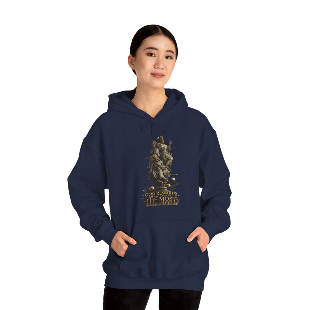 God Rewards Those Who Want It Most Hoodie Printify