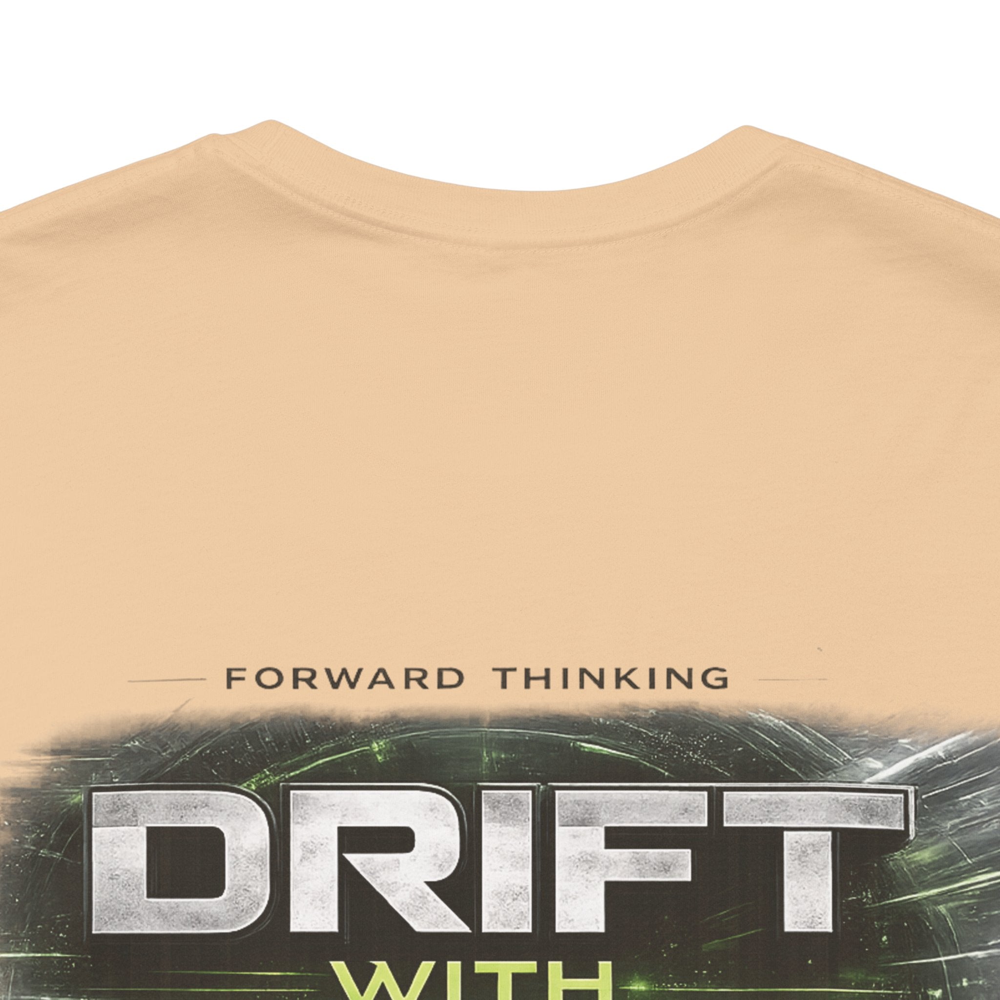 Drift With Direction Graphic Tee — 'Drift with Purpose / Thinking Forward' Racing T-Shirt Printify