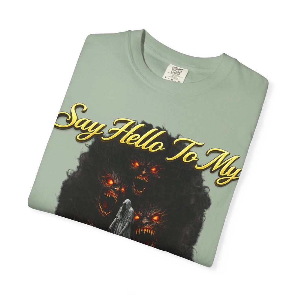 Inner Demons T-Shirt — "Say Hello To My Inner Demons" Graphic Tee Printify