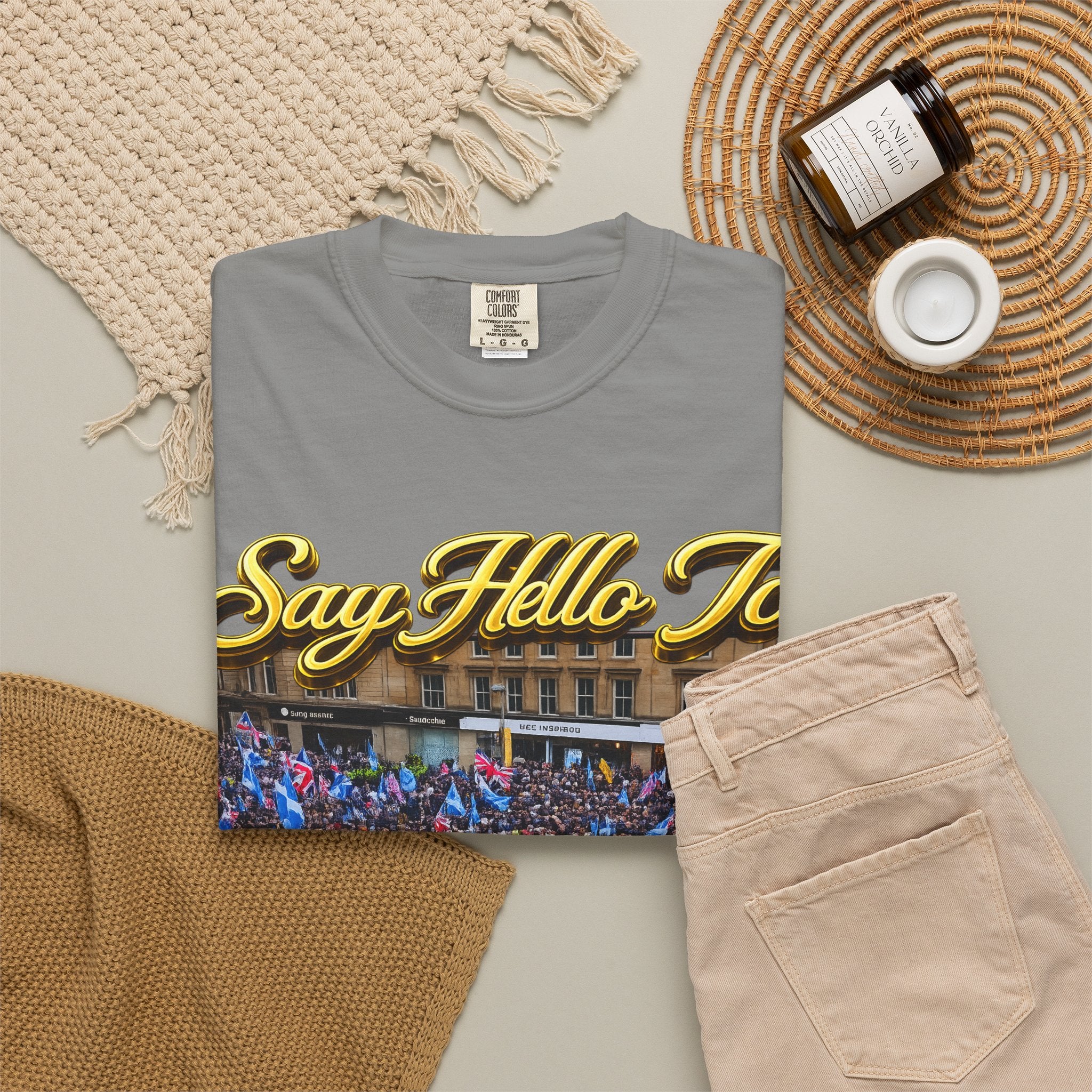 Say Hello To Scotland Saying Send Them Home T-Shirt Printify